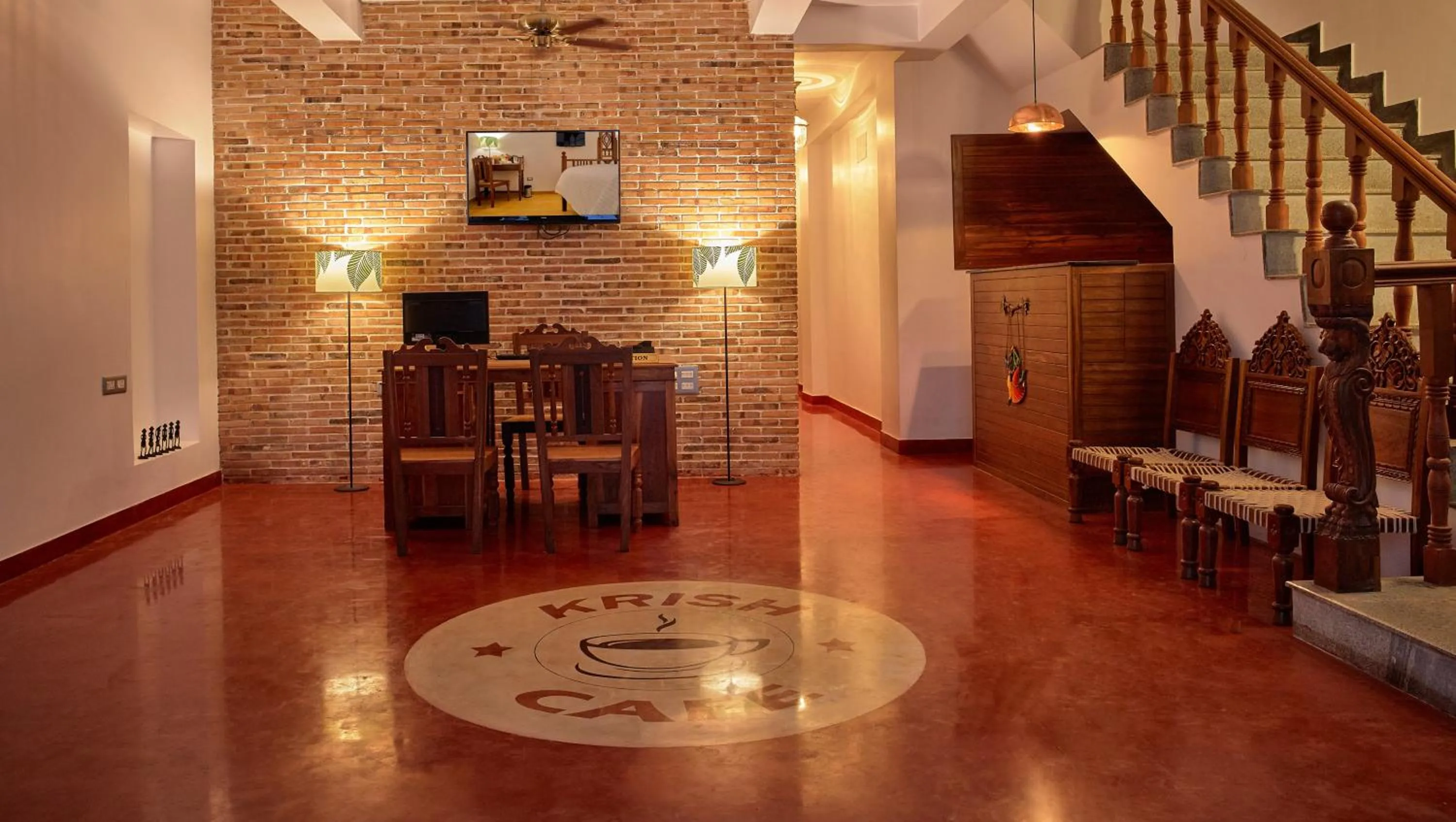 Lobby or reception in Villa Krish