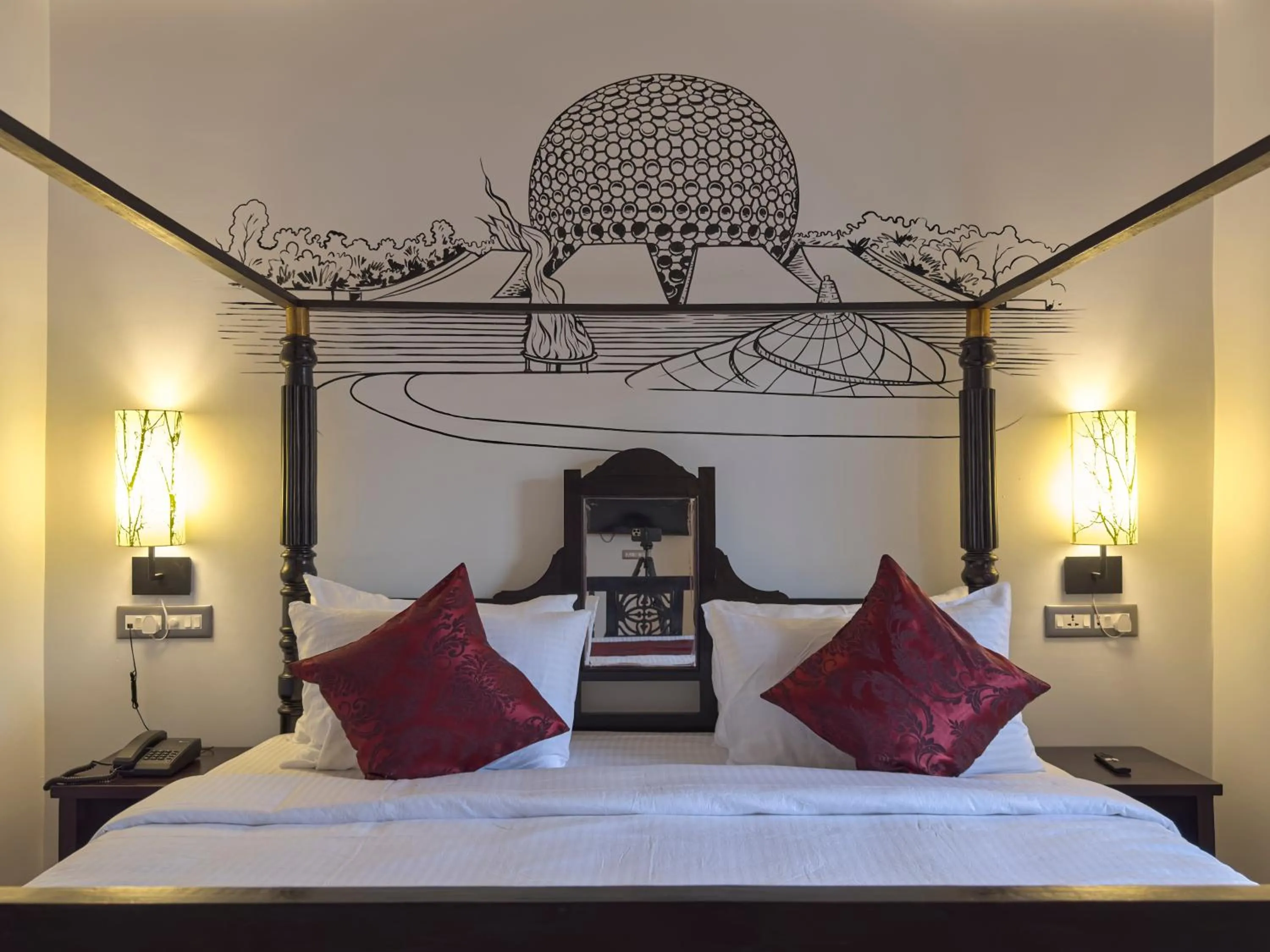 Bed in Villa Krish