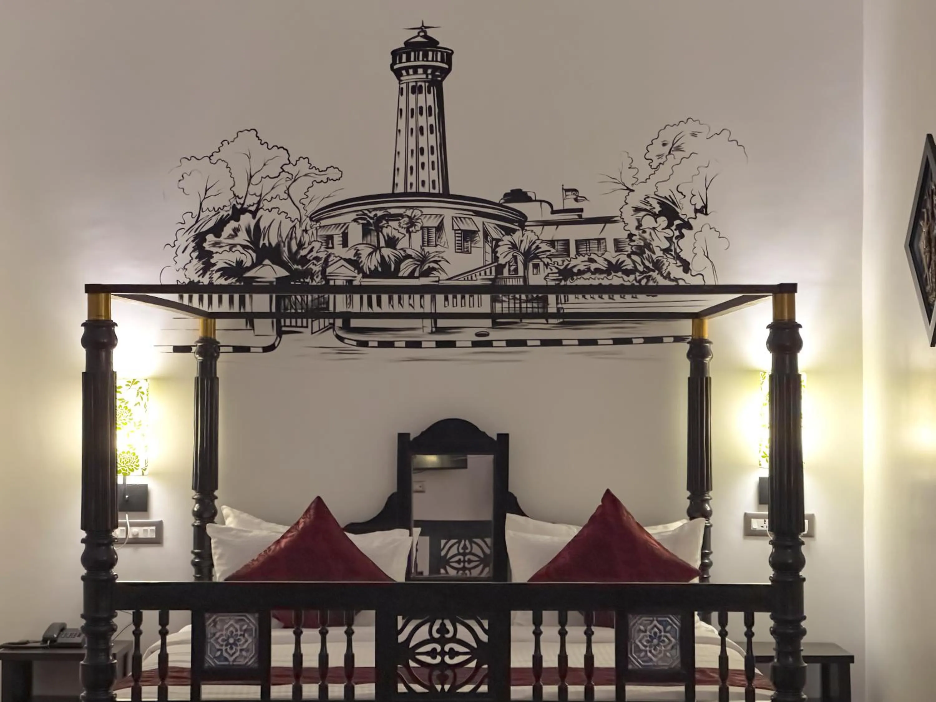 Bed in Villa Krish