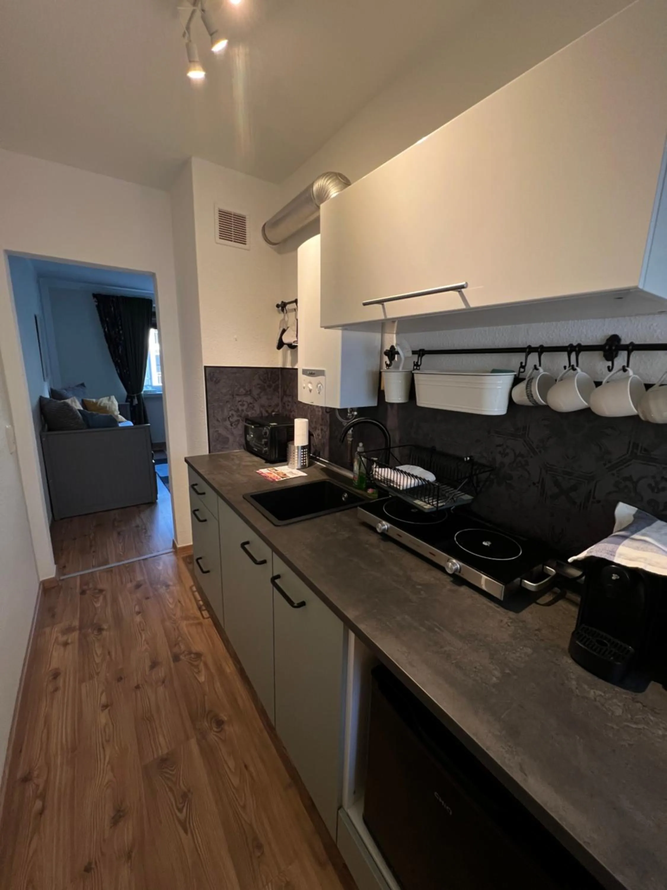 Kitchen or kitchenette in Altstadt Apartment Bautzen