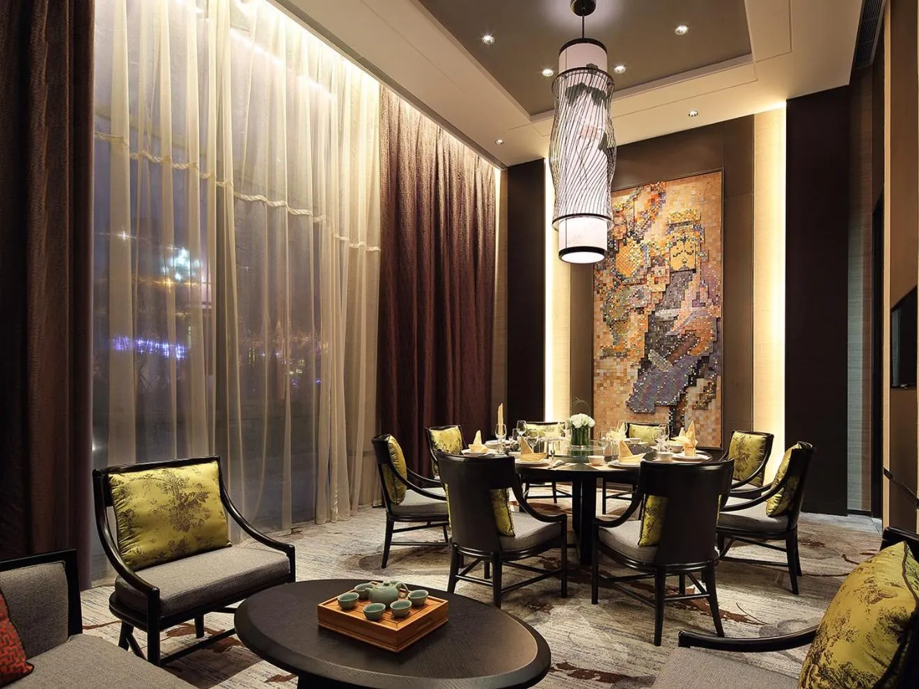 Dining area in Wanda Realm Neijiang