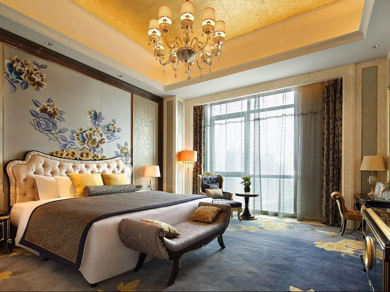Bedroom, Bed in Wanda Realm Neijiang Bedroom, Bed in Wanda Realm Neijiang
