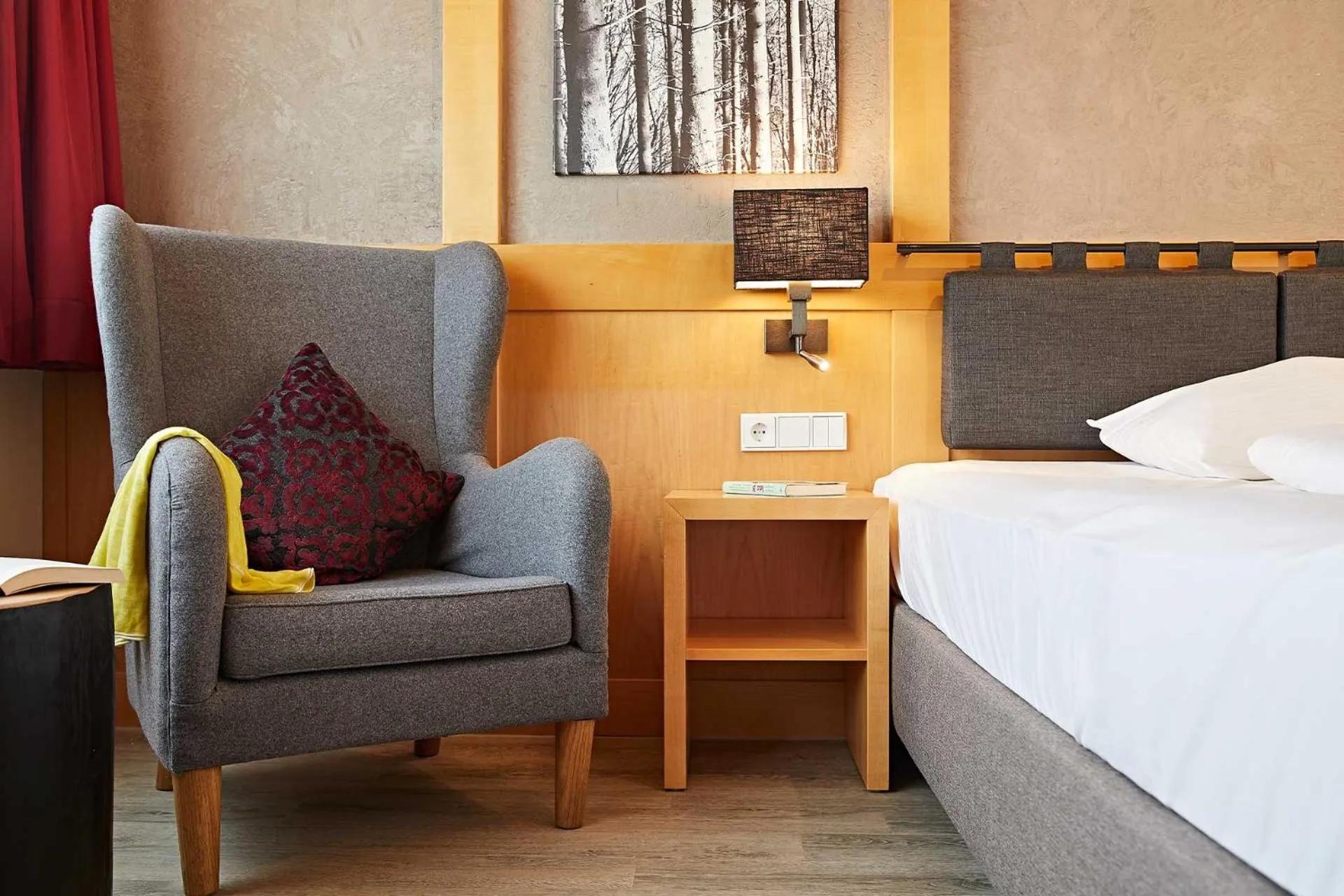 Bed in Hotel Die Krone - Immenstadt-Stein