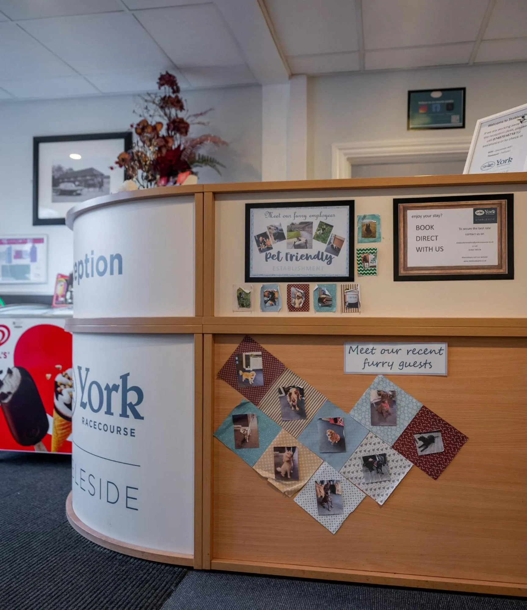 Property building in Stableside Hostel at York Racecourse