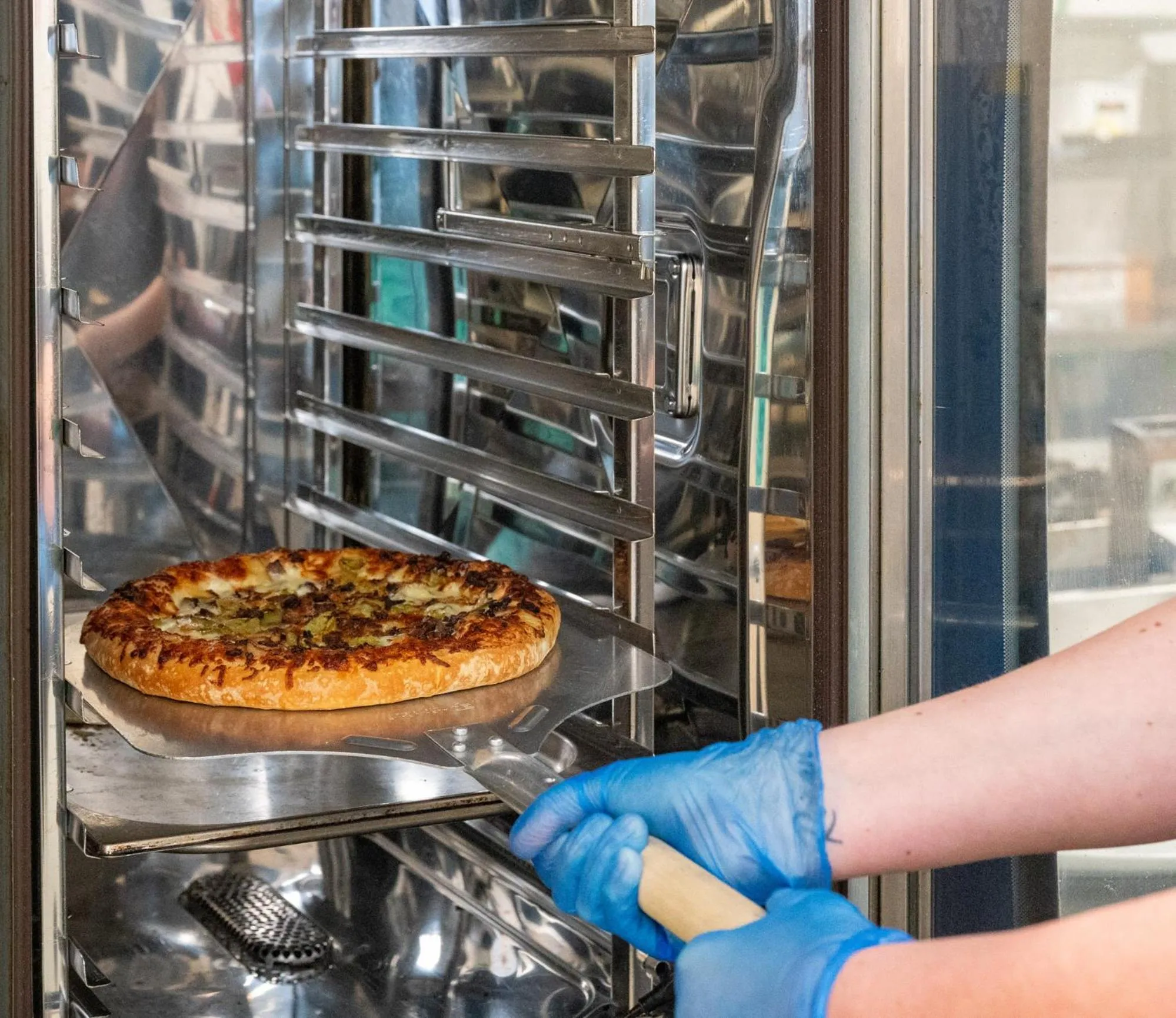 Food and drinks in Stableside Hostel at York Racecourse