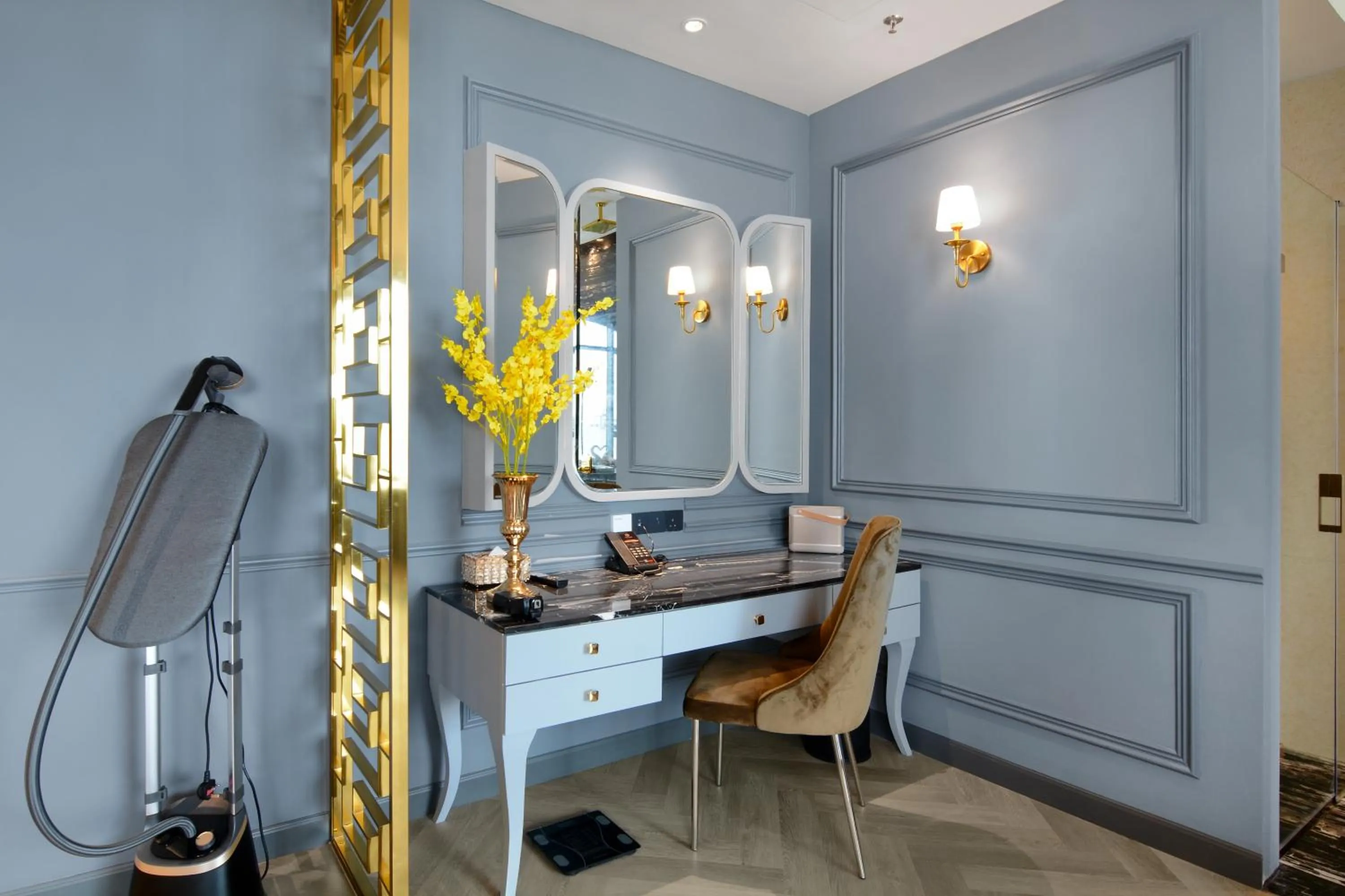 Seating area in The Granite Luxury Hotel Penang