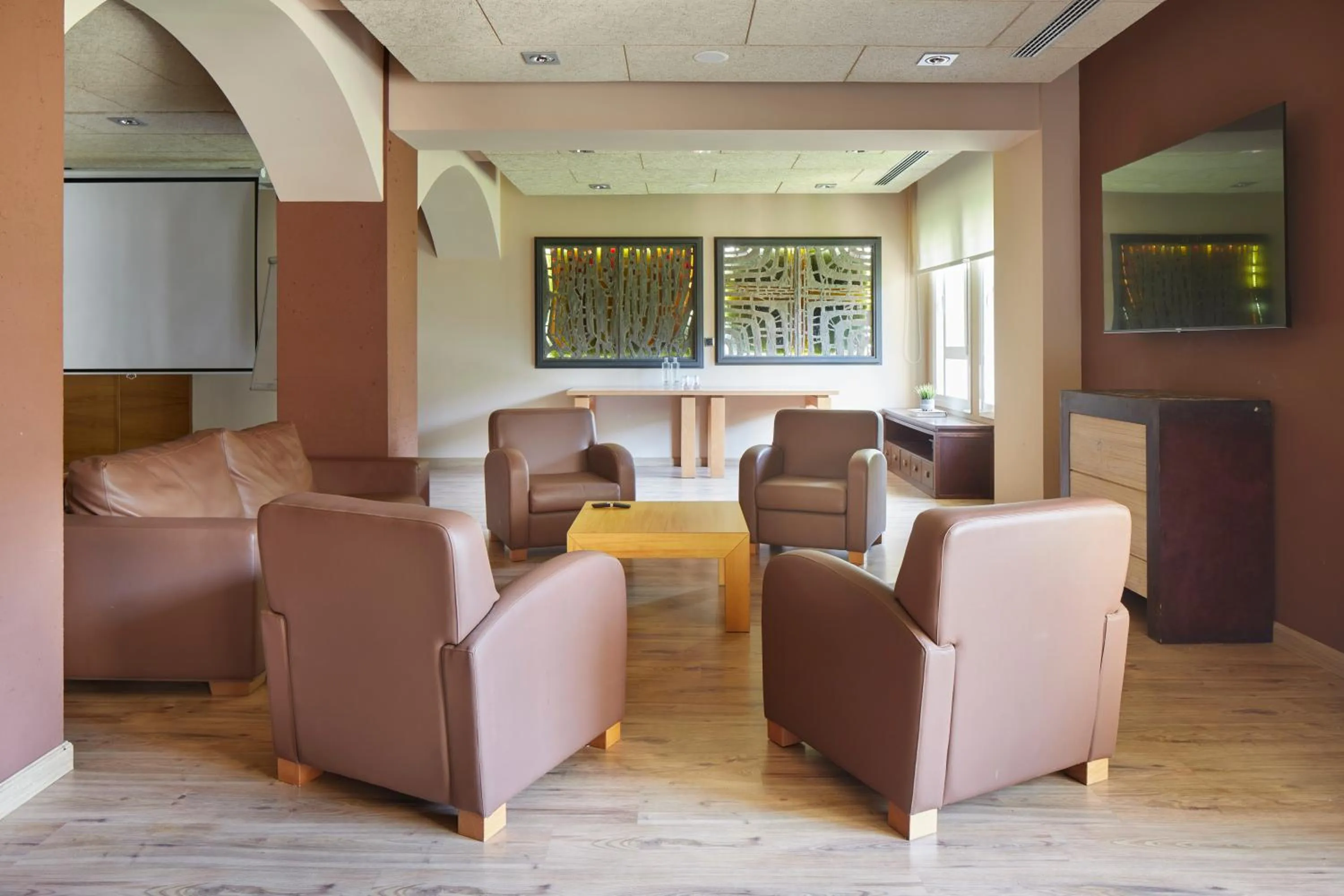 Living room in Iraipe Santuario de Arantzazu Hotel