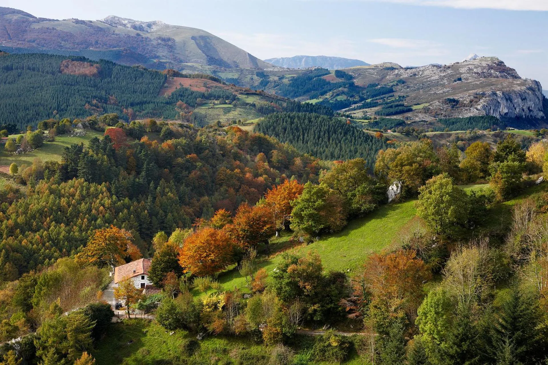 Natural landscape in Iraipe Santuario de Arantzazu Hotel