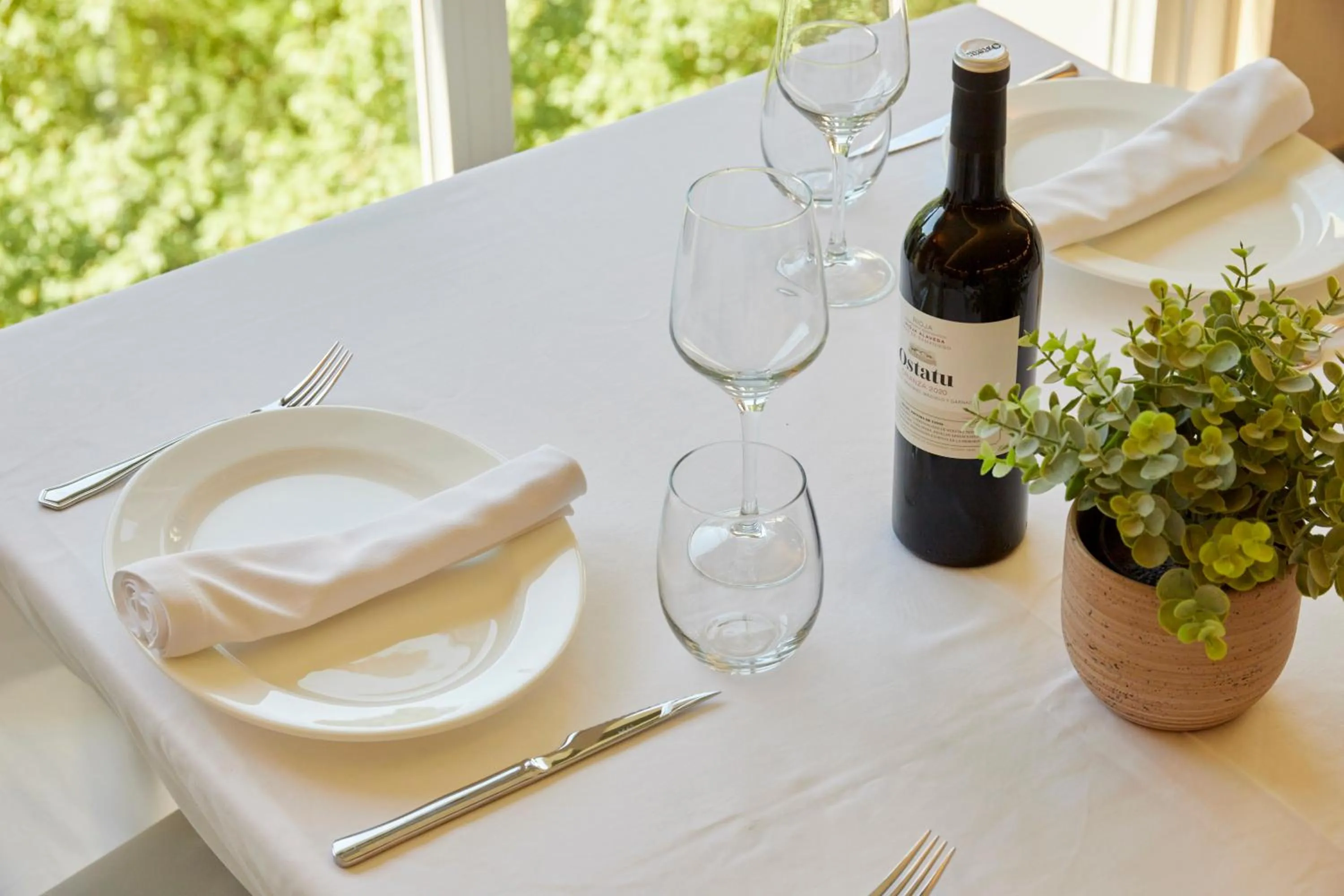 Food and drinks in Iraipe Santuario de Arantzazu Hotel