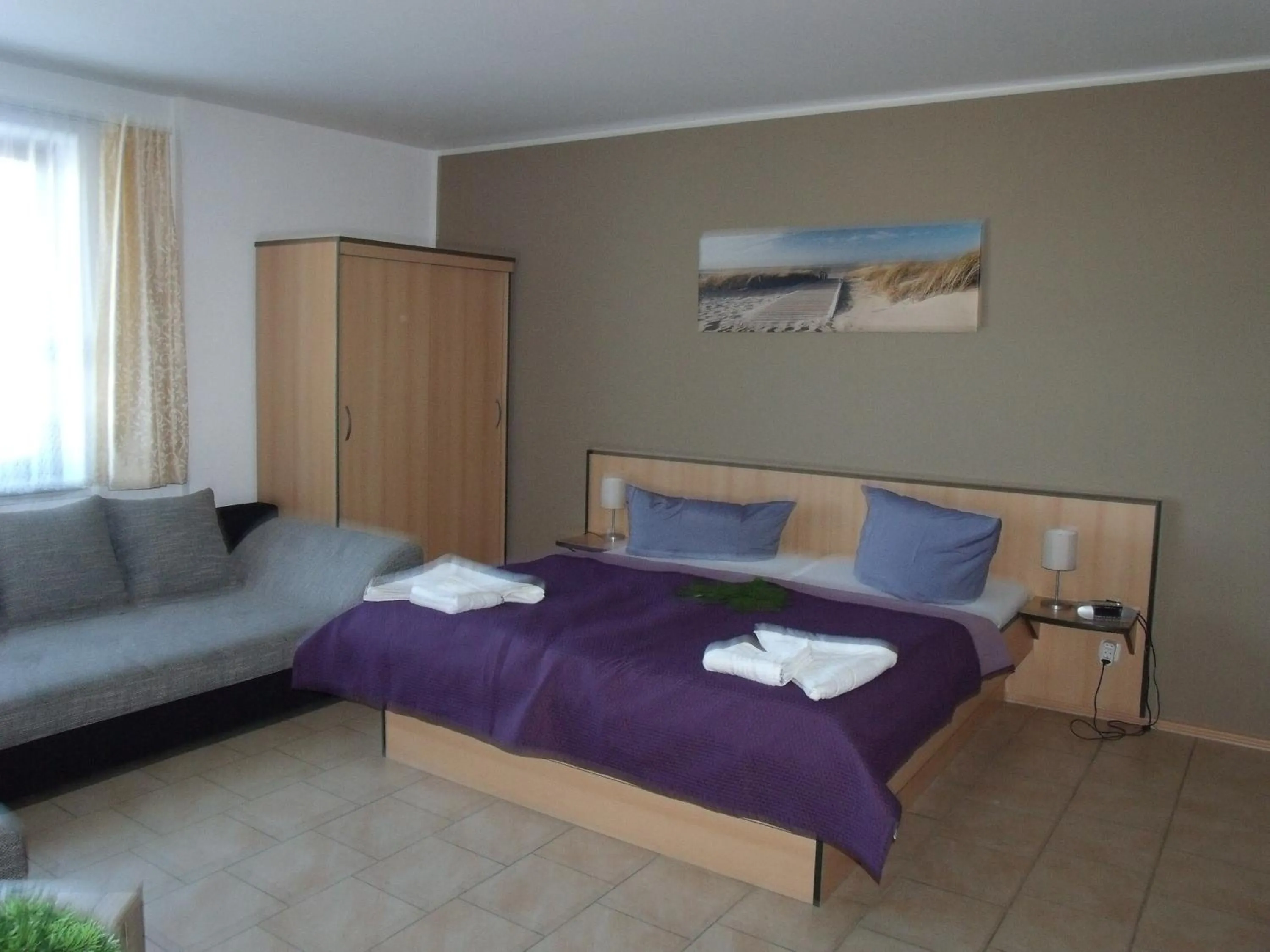 Bed in Hotel Bergmühle