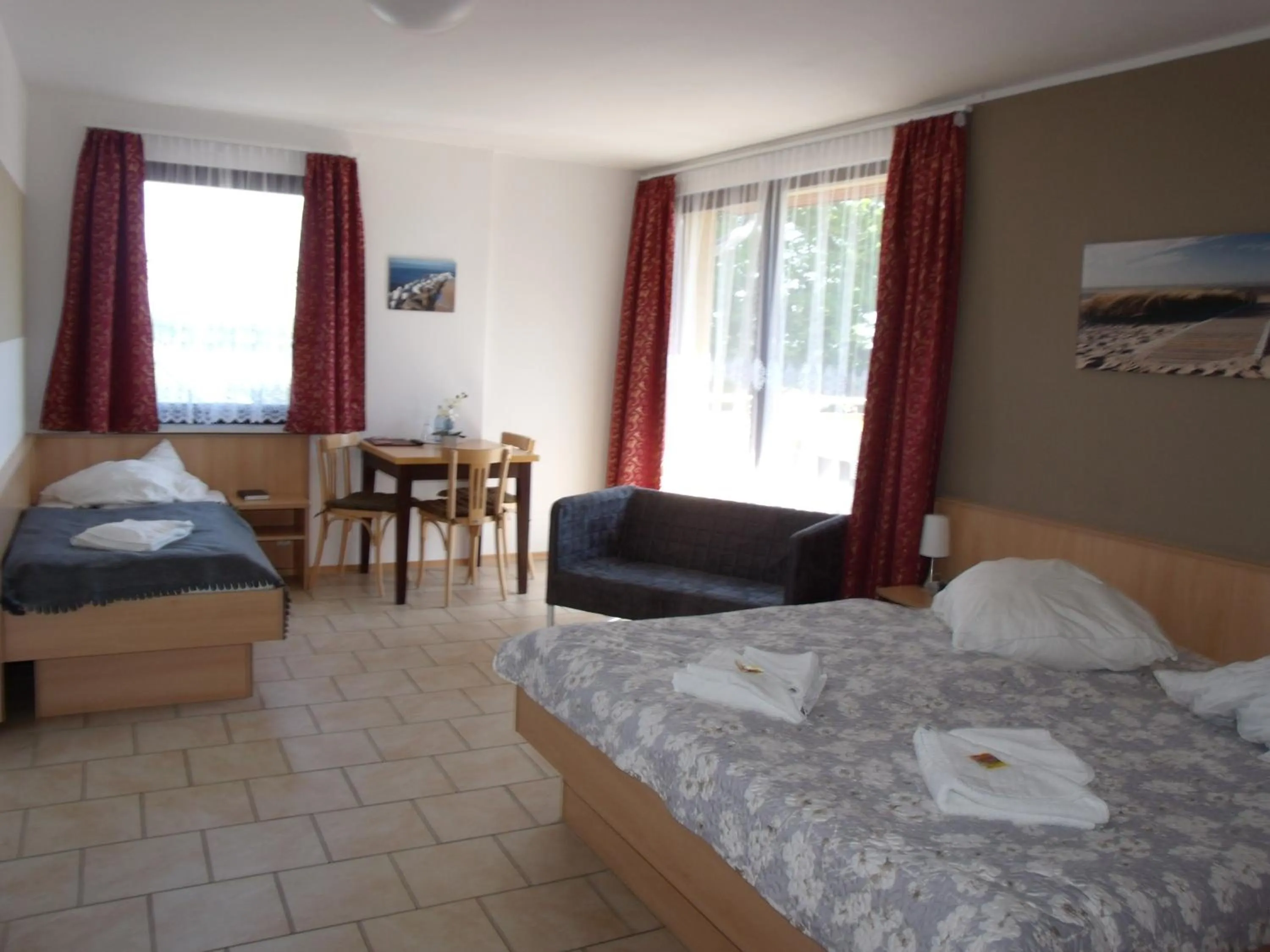 Bed in Hotel Bergmühle