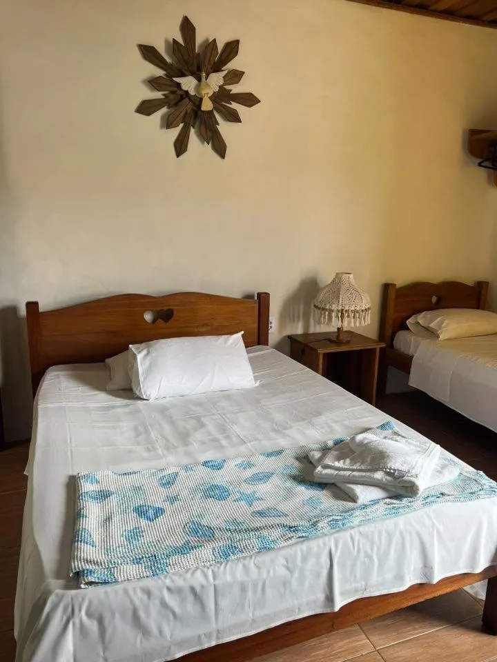 Bedroom, Bed in Pousada Refugium