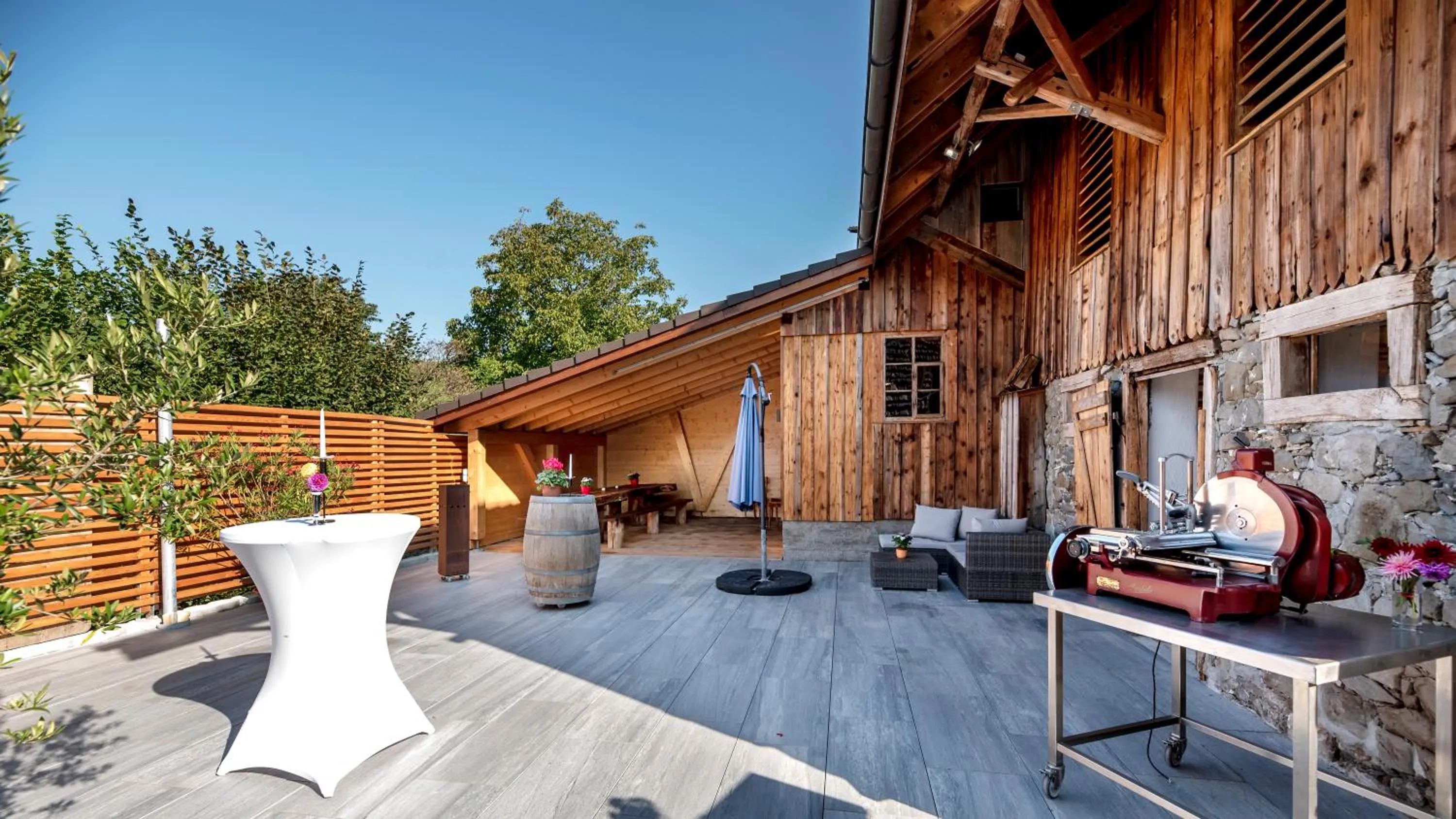 Patio in Hotel Frohe Aussicht