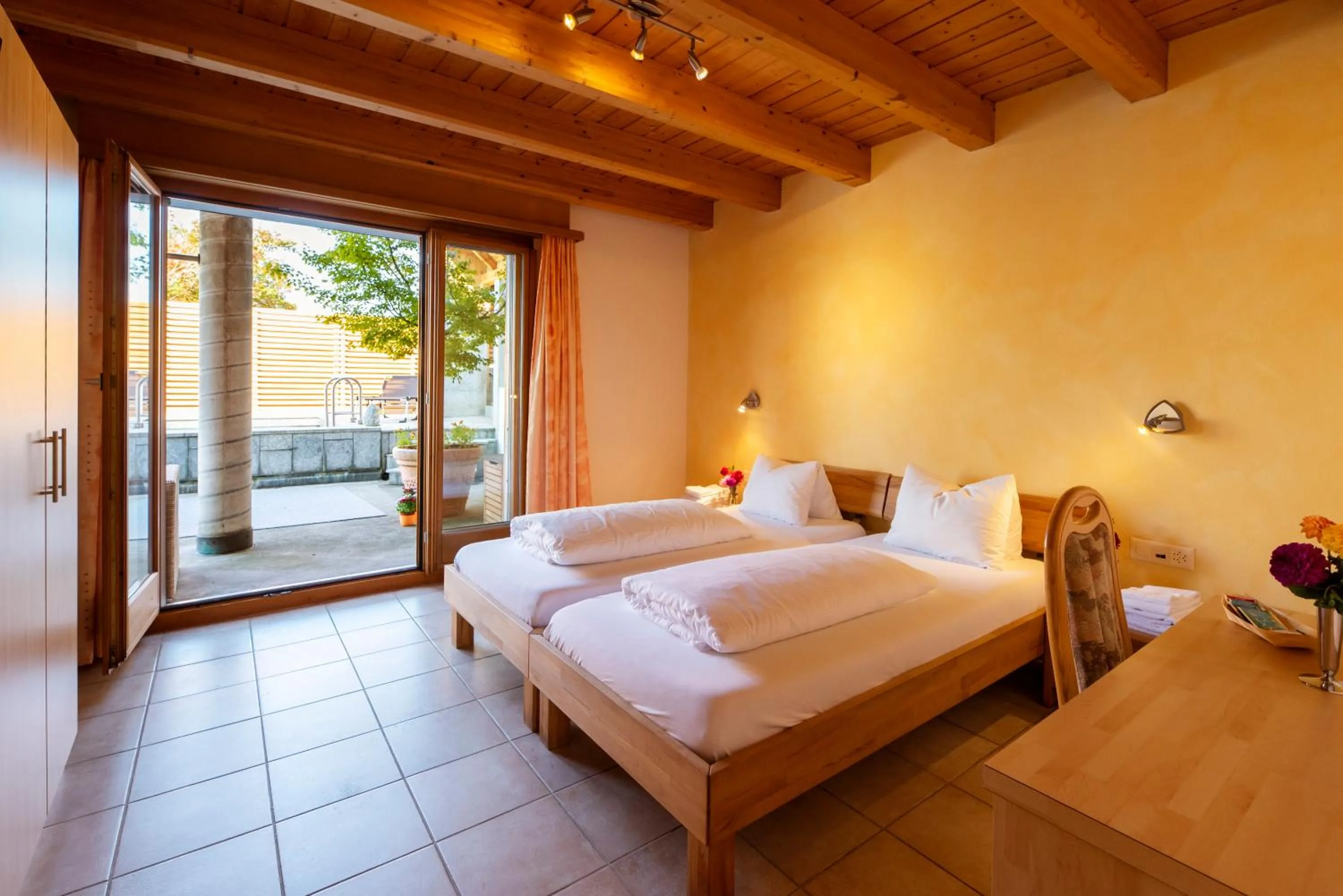 Bed in Hotel Frohe Aussicht