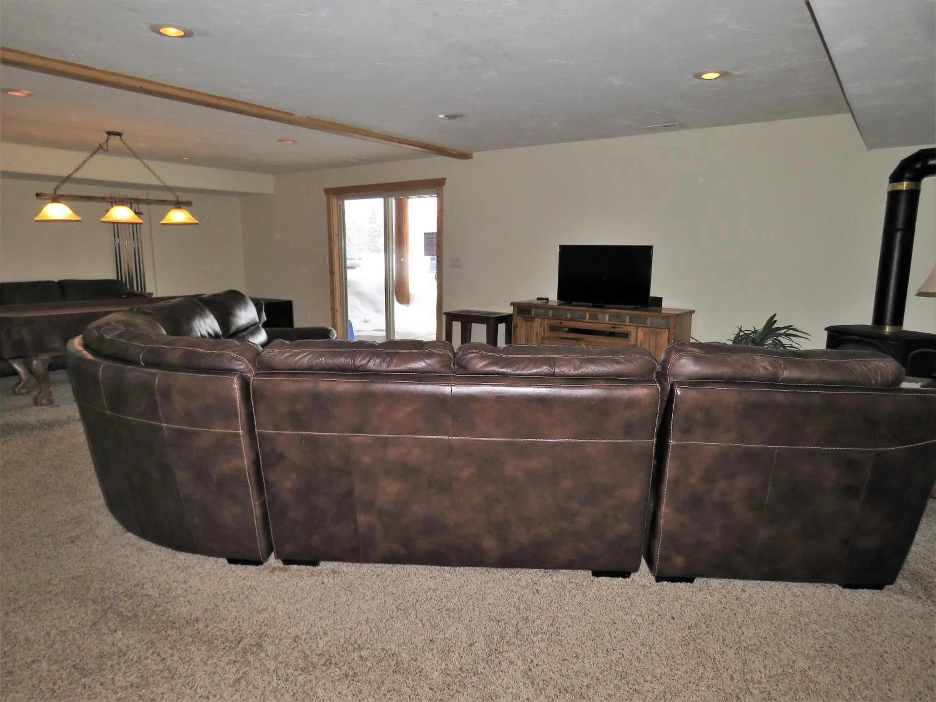 Living room in The Hideaway Lodge