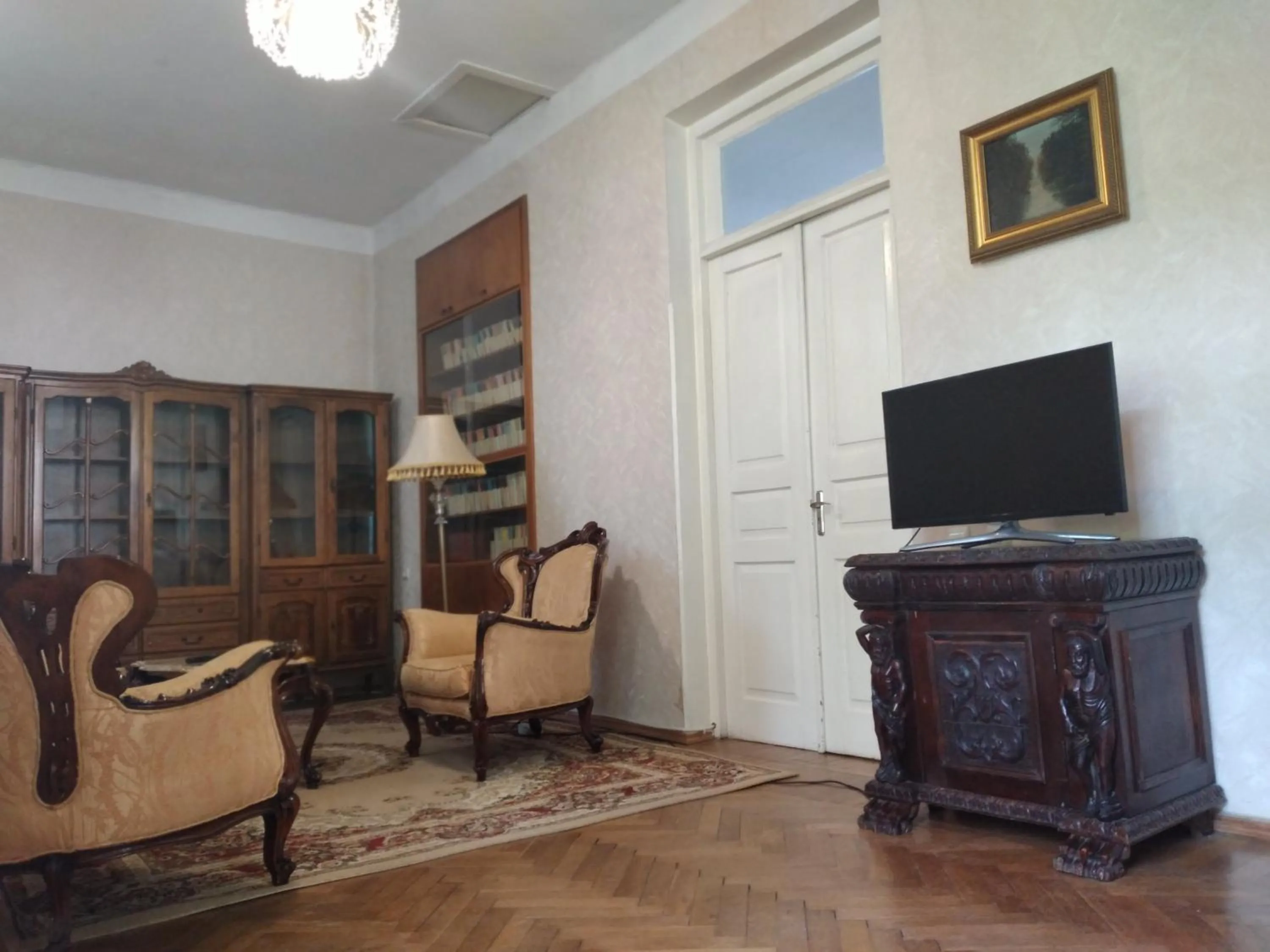 Living room in Mary's Apartment