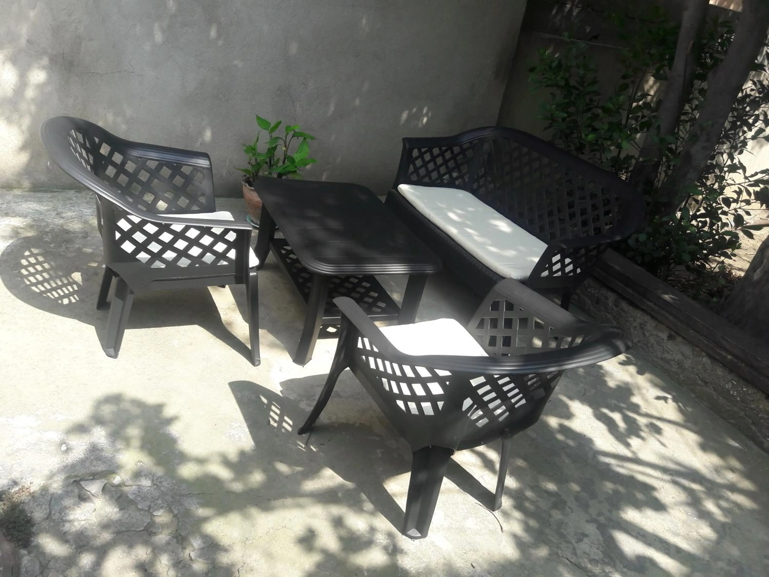 Patio in Mary's Apartment