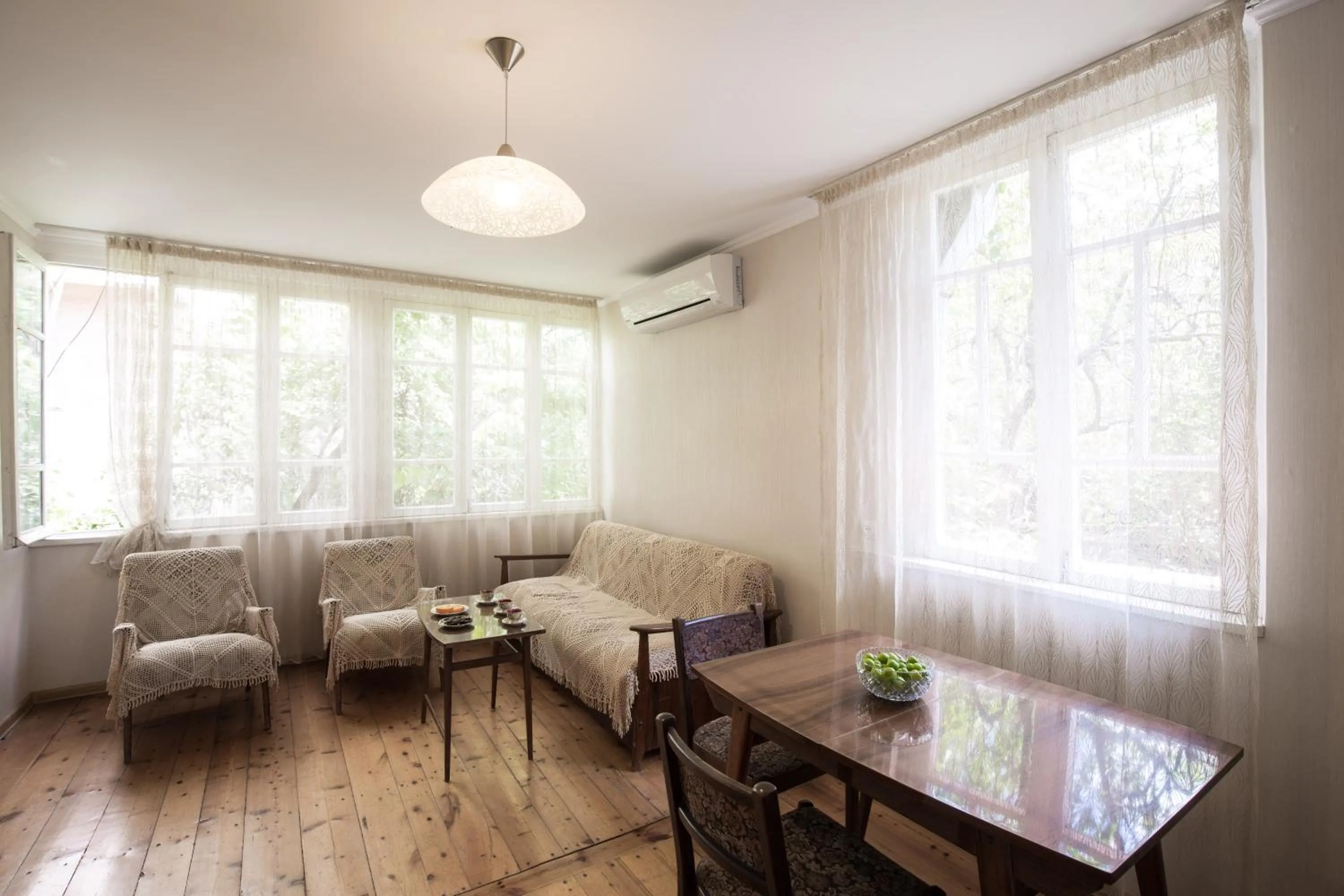 Dining area in Mary's Apartment
