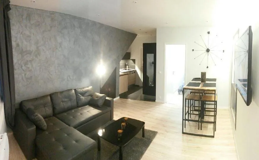 Living room in Beautiful Apartment in Menton French Riviera