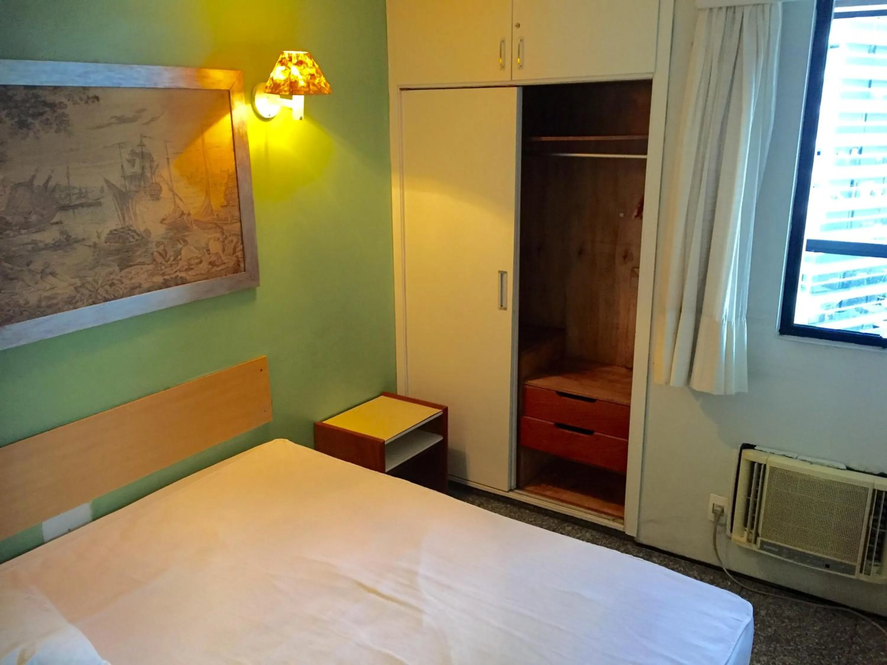 Bedroom, Bed in Atlântico Flat Residence