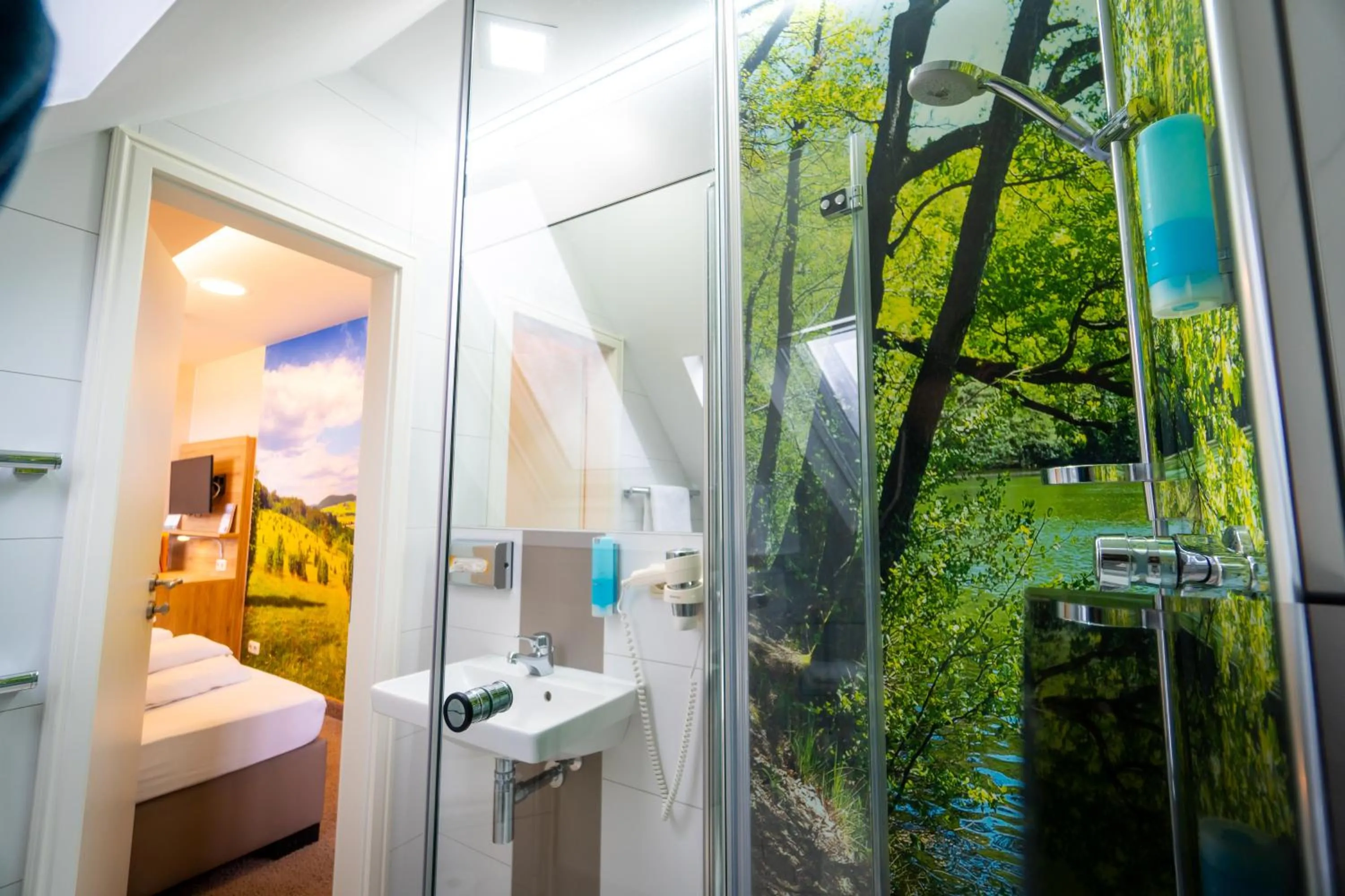 Shower in Landhotel Zur Grünen Kutte