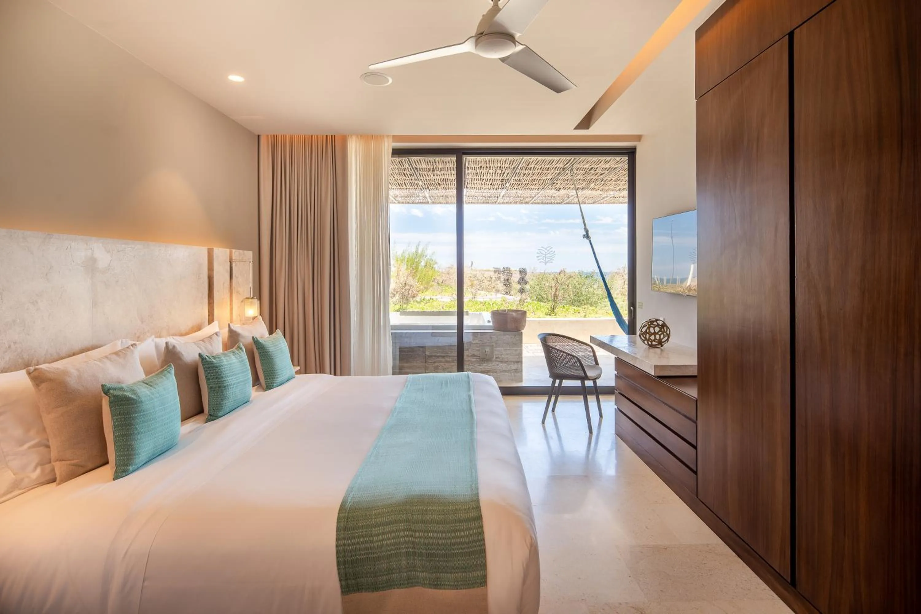 Bed in The Club at Solaz Luxury Villas