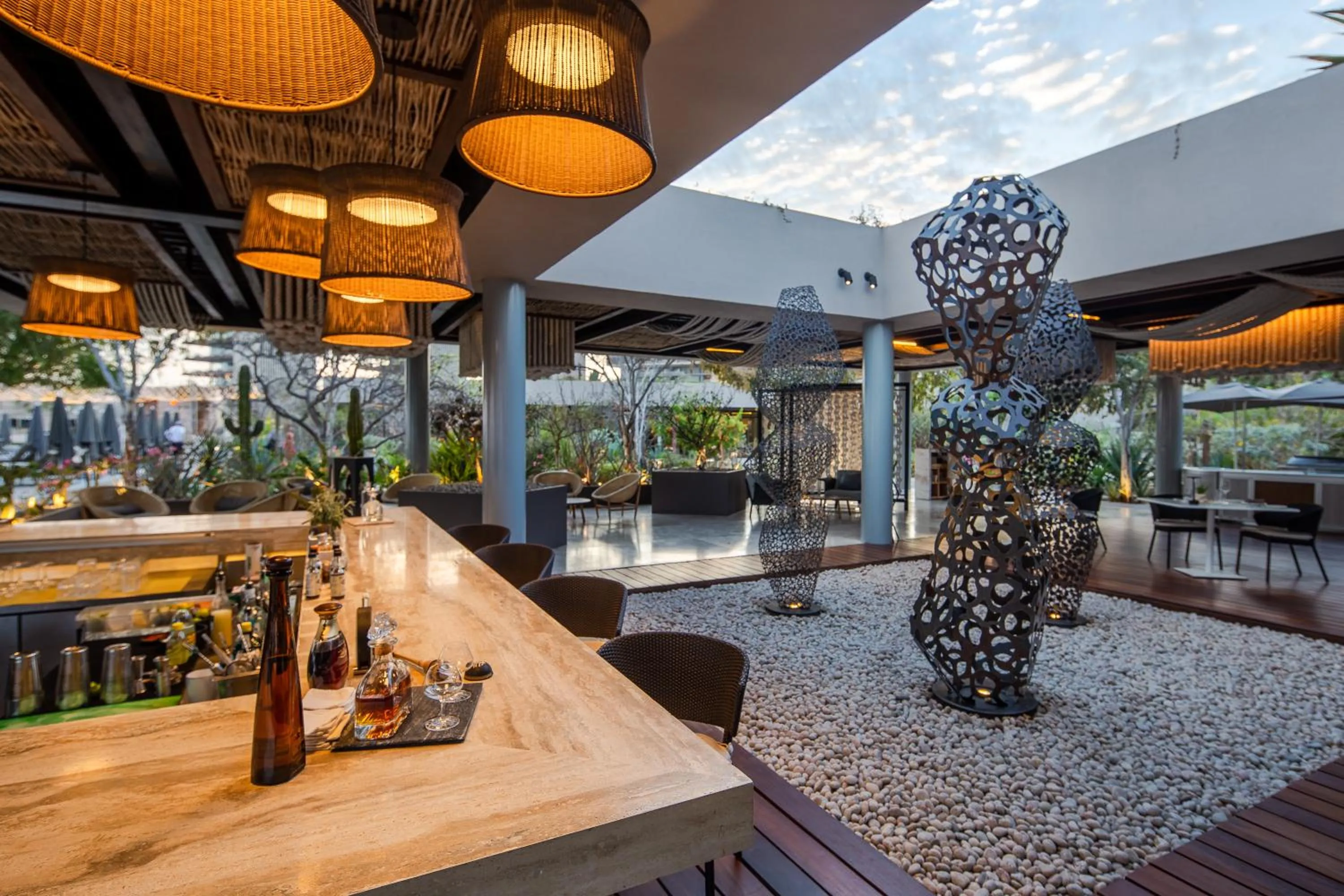 Restaurant/places to eat in The Club at Solaz Luxury Villas