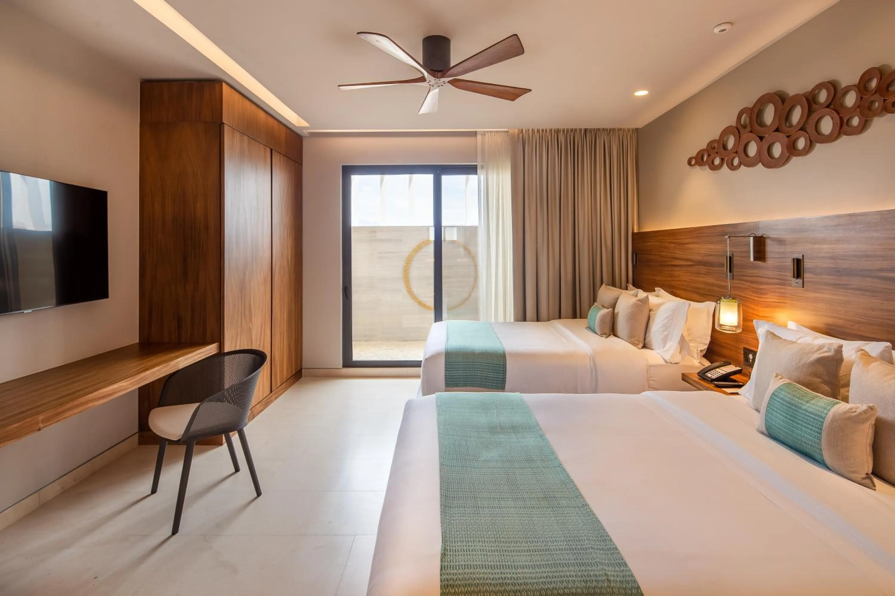 Bed in The Club at Solaz Luxury Villas