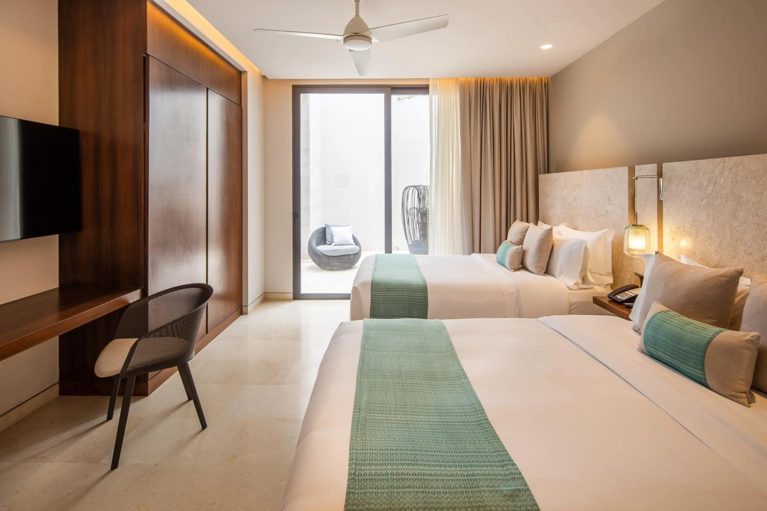 Bed in The Club at Solaz Luxury Villas