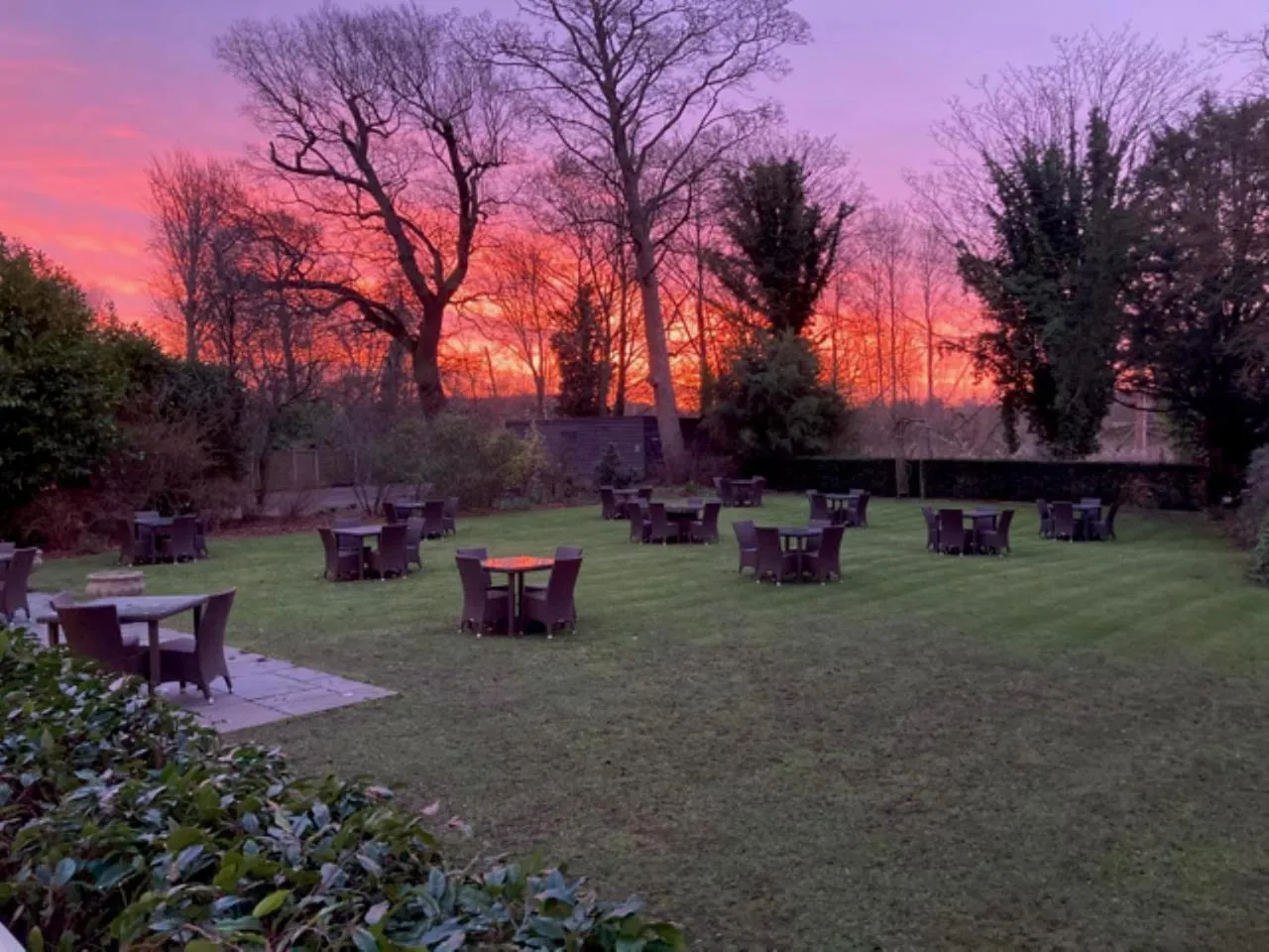 Garden in The Riverside House Hotel