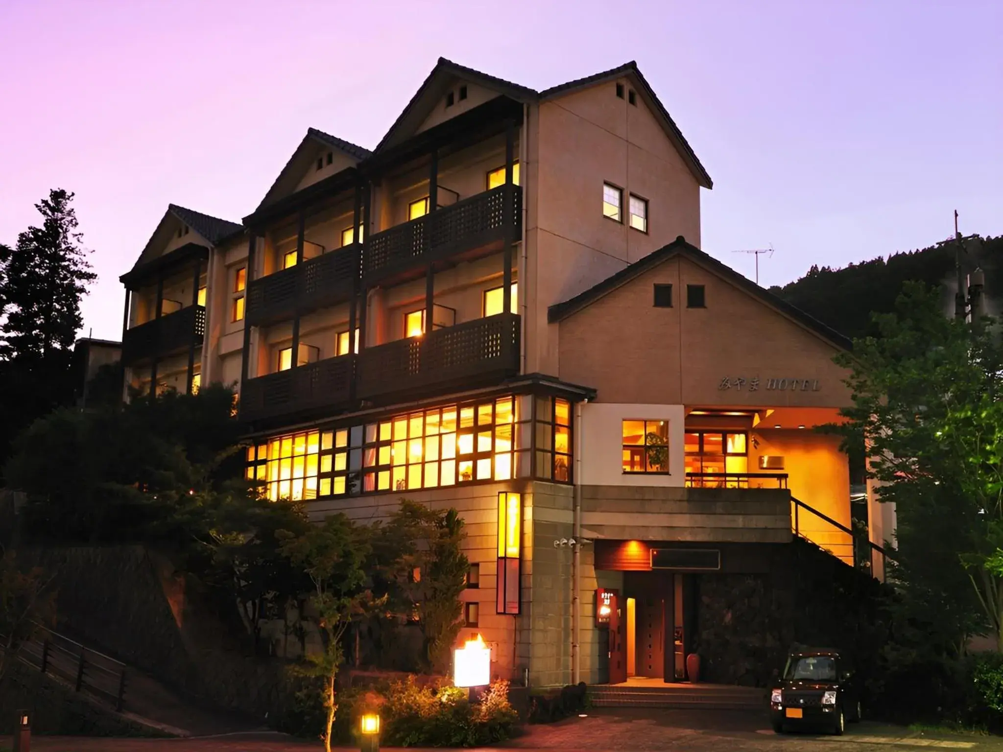 Property building in Kirishima miyama hotel Property building in Kirishima miyama hotel