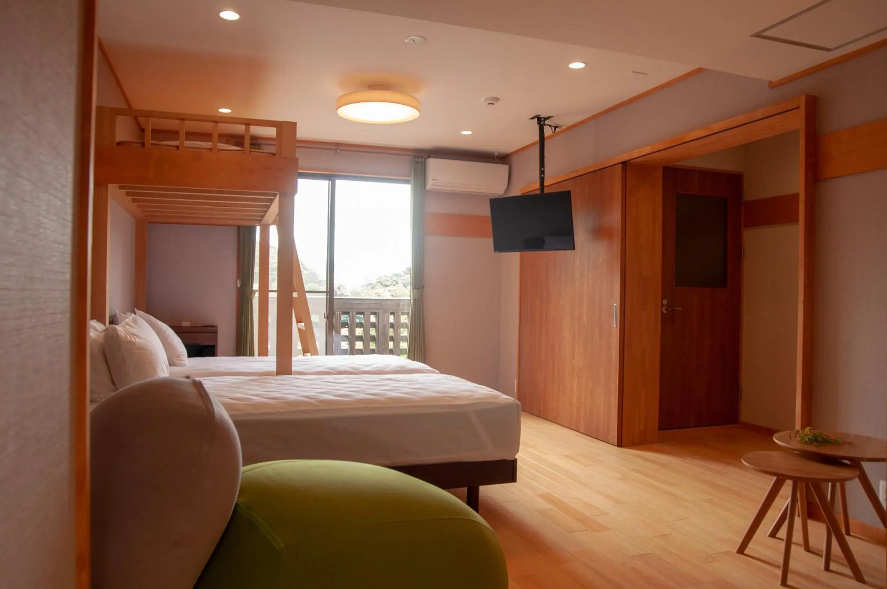 Bed in Kirishima miyama hotel Bed in Kirishima miyama hotel