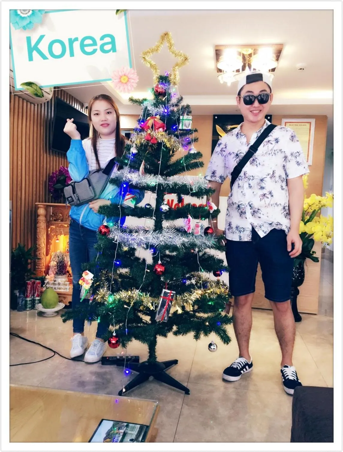 group of guests in Trang Ngan Hotel by THG