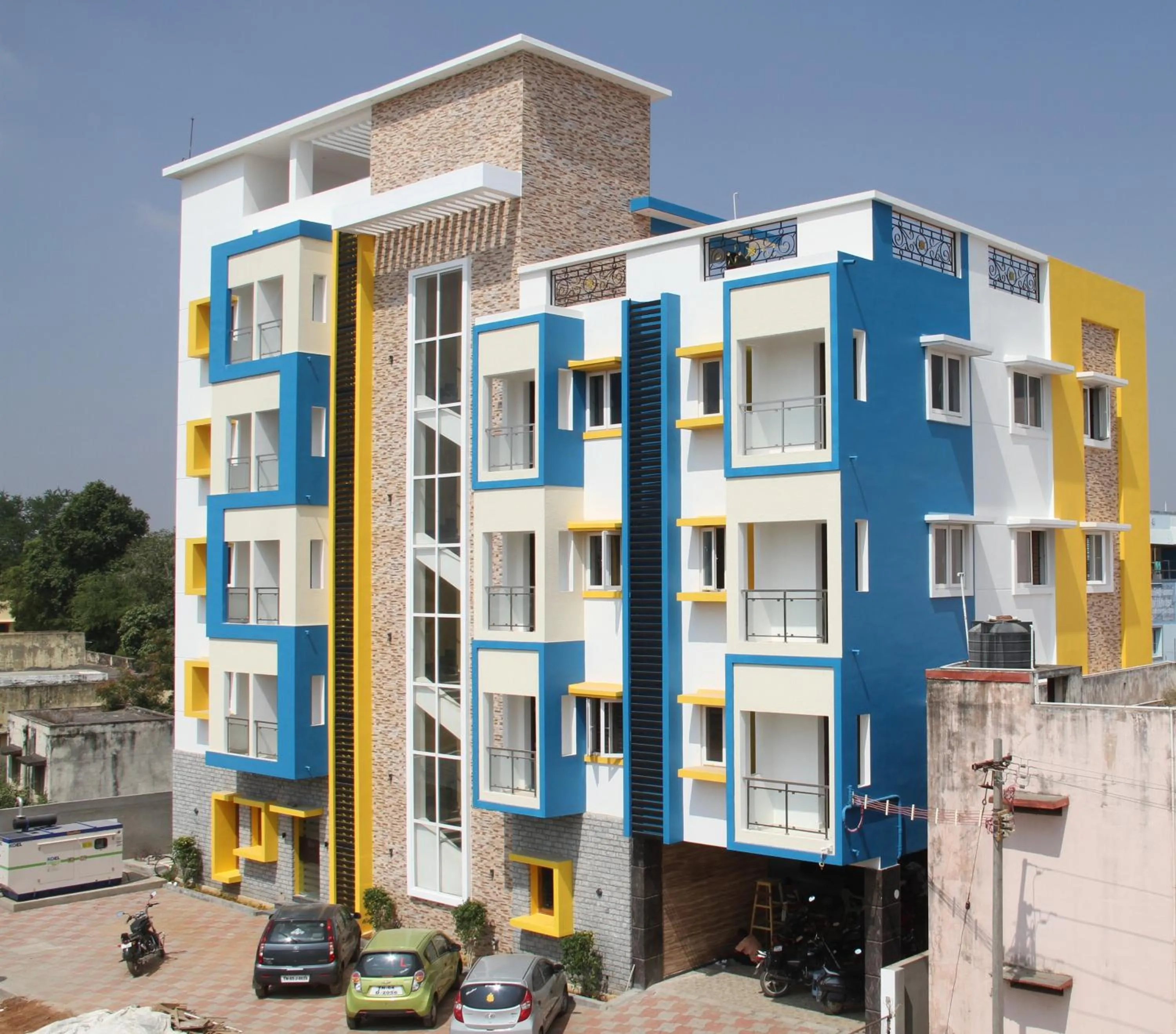 Property building in Jeyam Residency