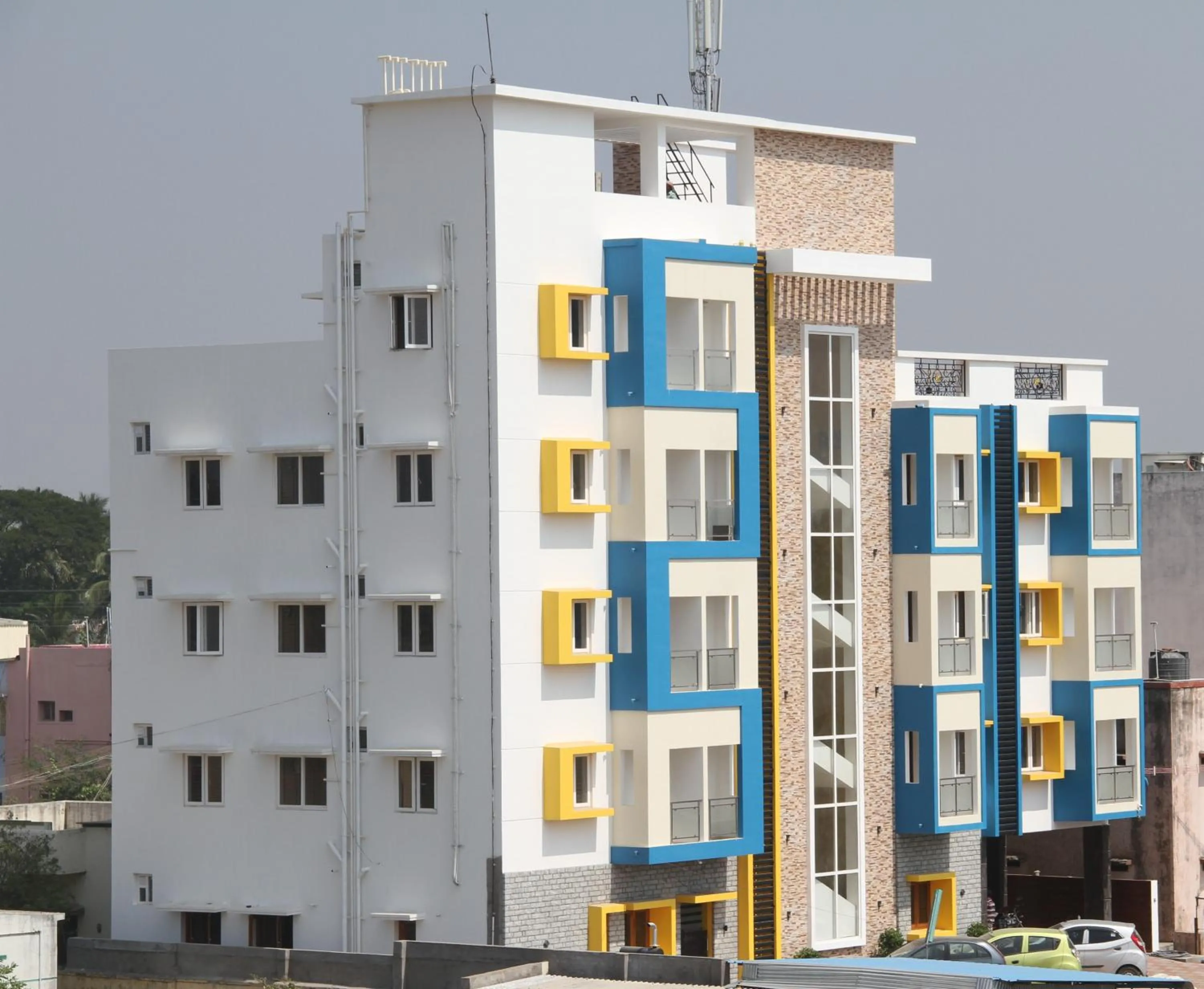 Property building in Jeyam Residency