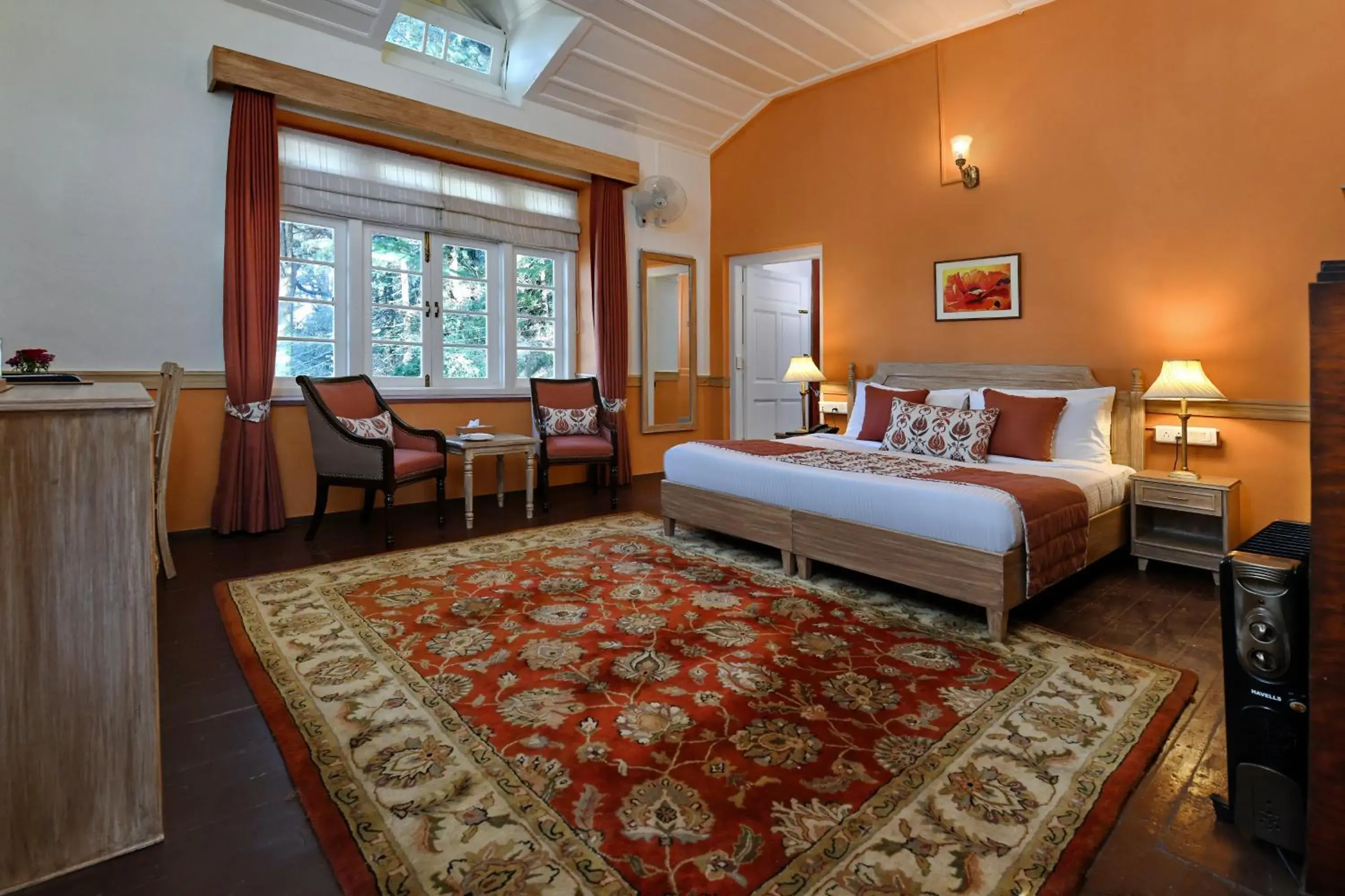 Bedroom in Brij Villa, Dalhousie - A Colonial Luxury Retreat Bedroom in Brij Villa, Dalhousie - A Colonial Luxury Retreat