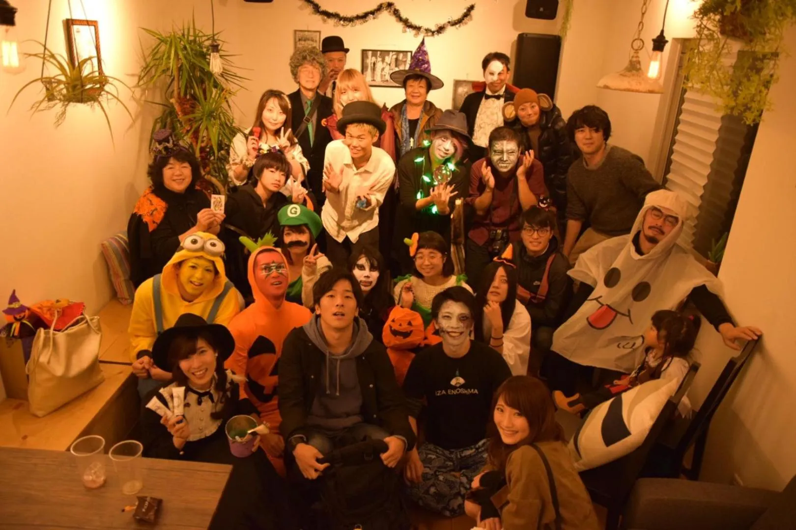 Staff in IZA Enoshima Guest House and Bar