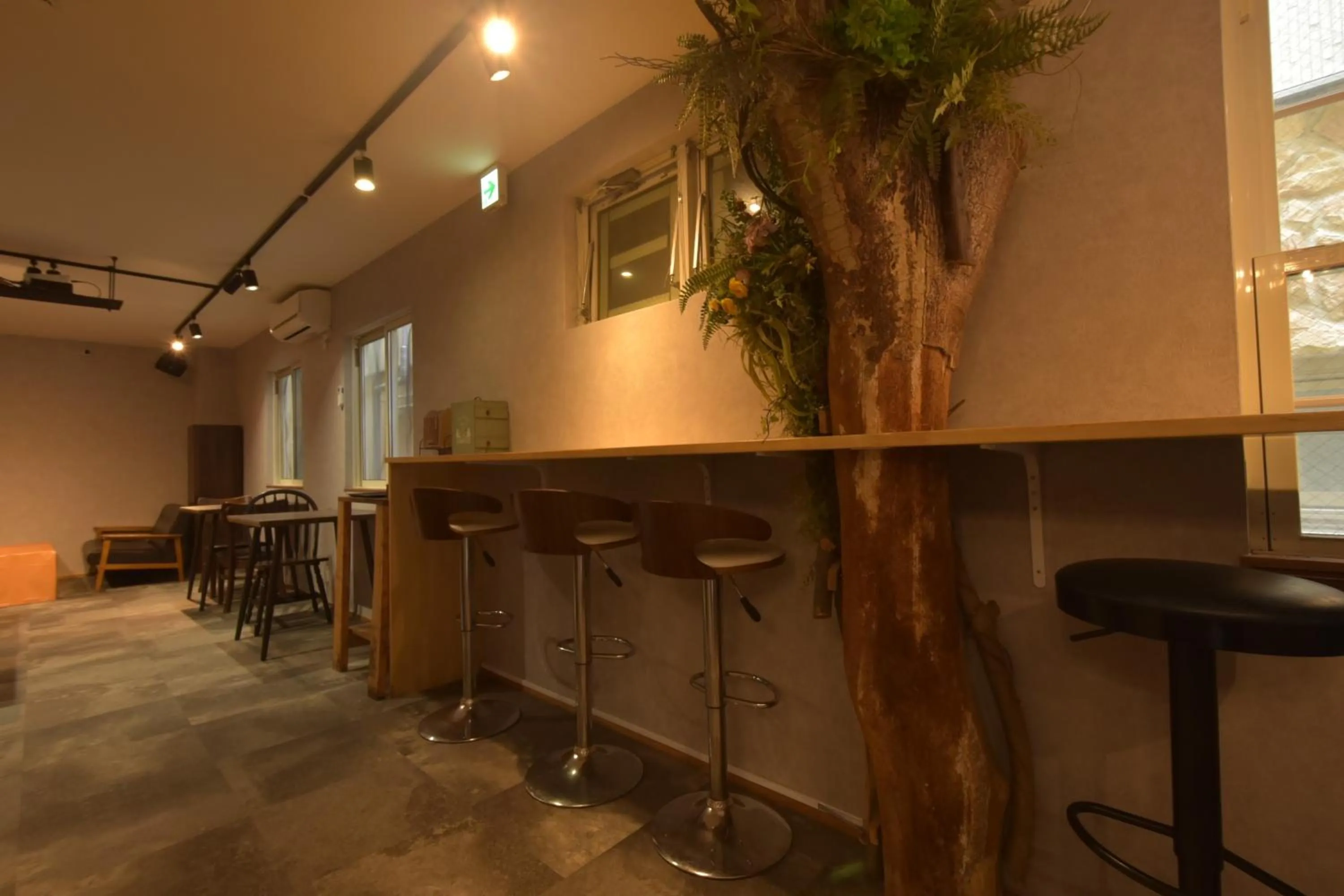 Lounge or bar in IZA Enoshima Guest House