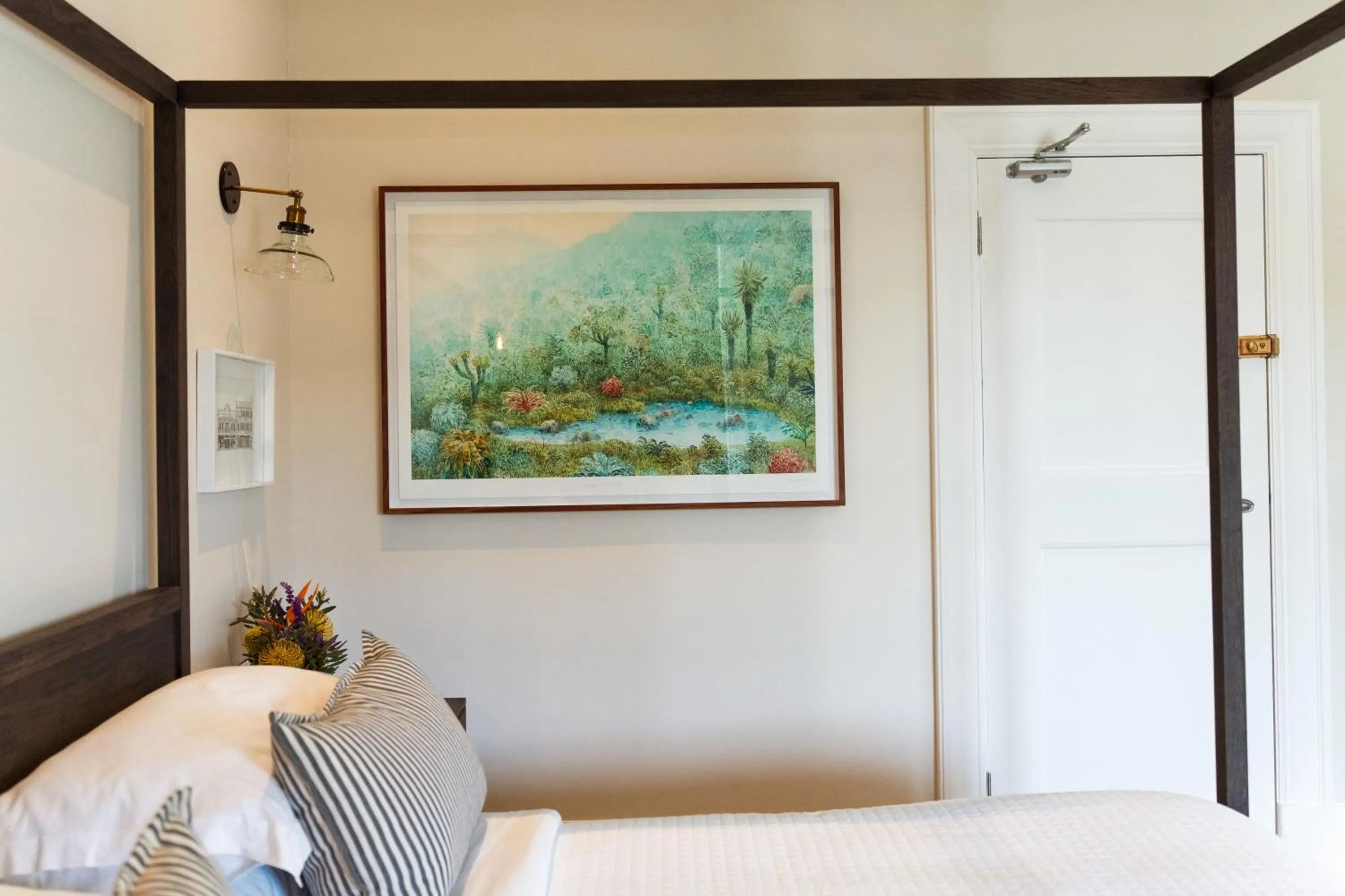 Decorative detail, Bed in One Kensington Boutique Hotel