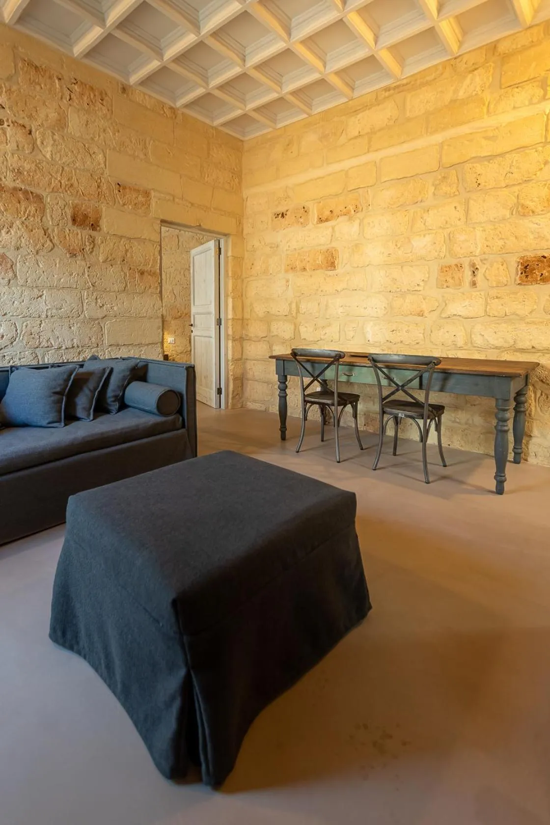 Seating area, Bed in Palazzo Sant'Anna Lecce