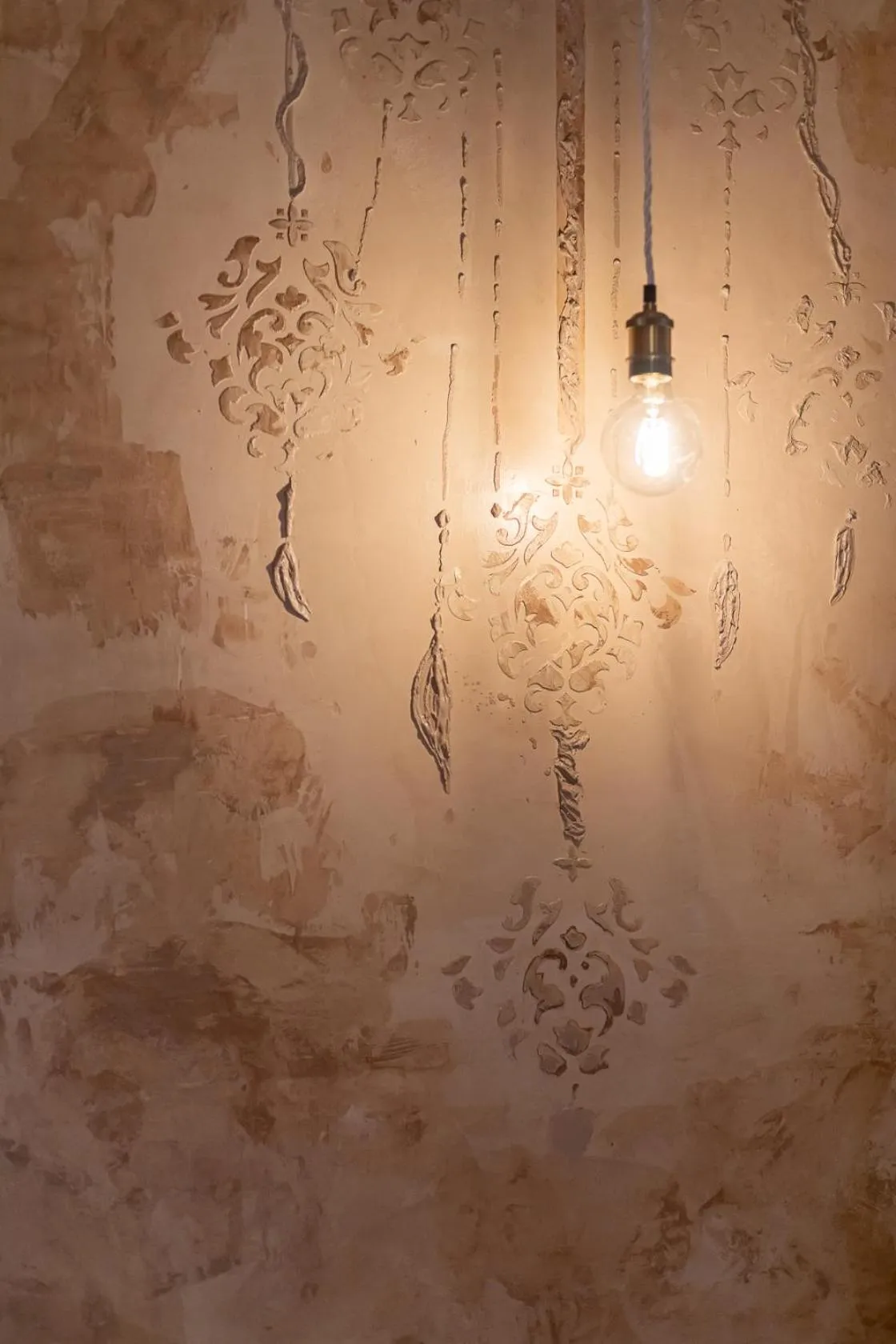 Decorative detail in Palazzo Sant'Anna Lecce