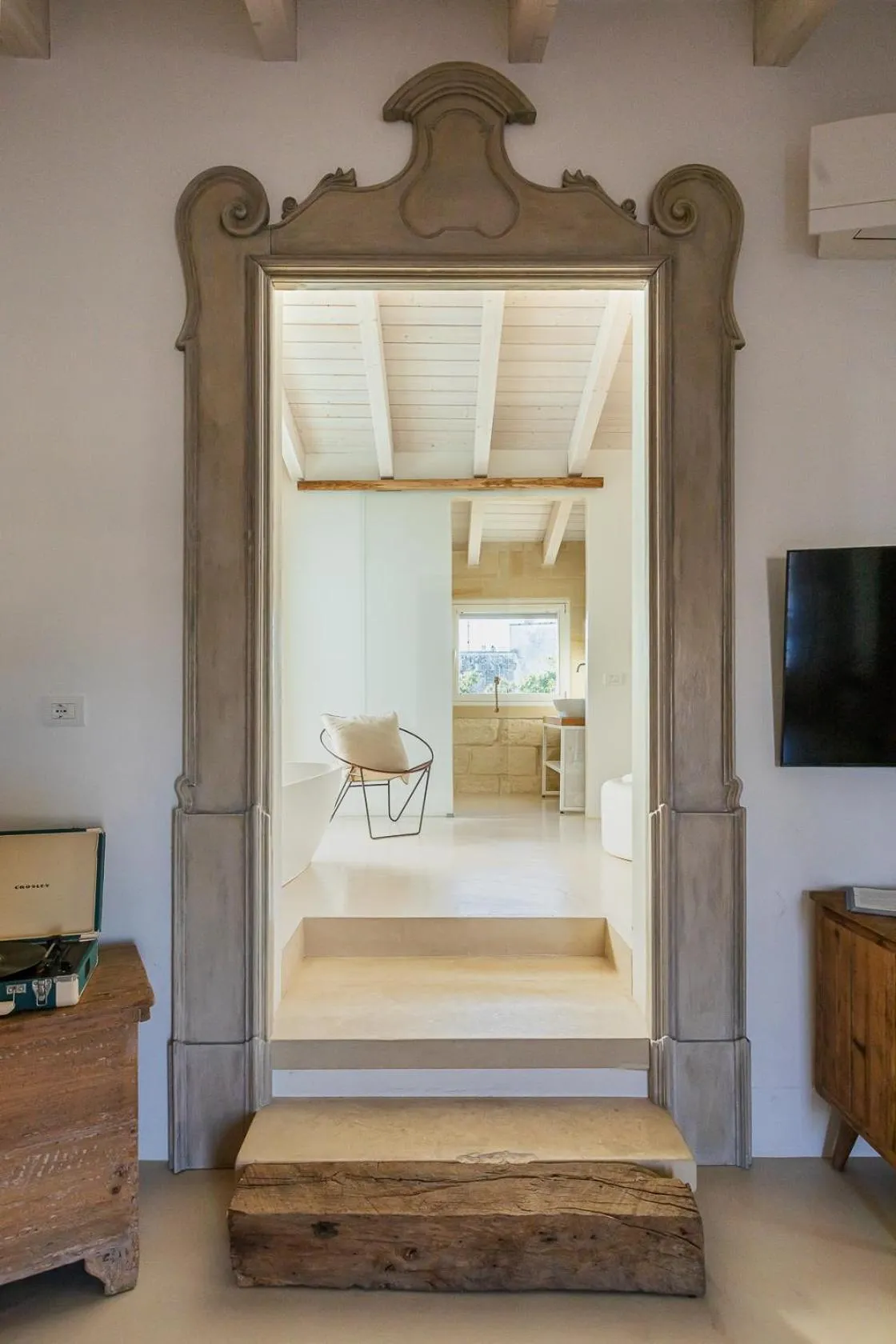 Bathroom, Bed in Palazzo Sant'Anna Lecce
