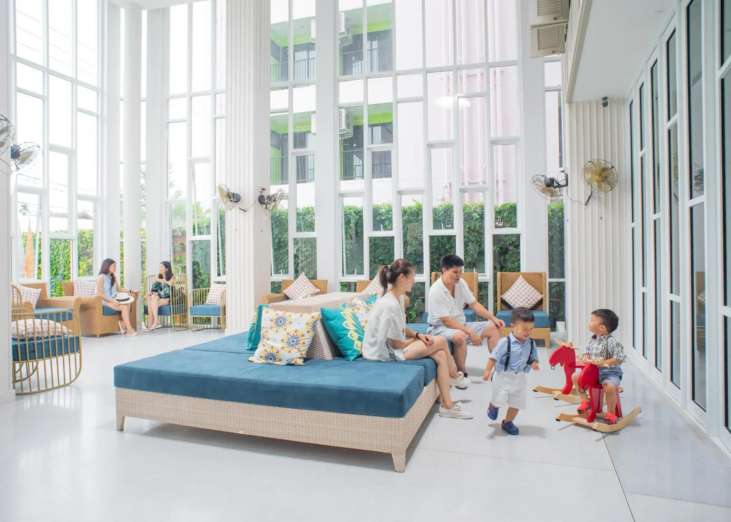 Lobby or reception in Panphuree Residence - SHA Extra Plus Lobby or reception in Panphuree Residence - SHA Extra Plus