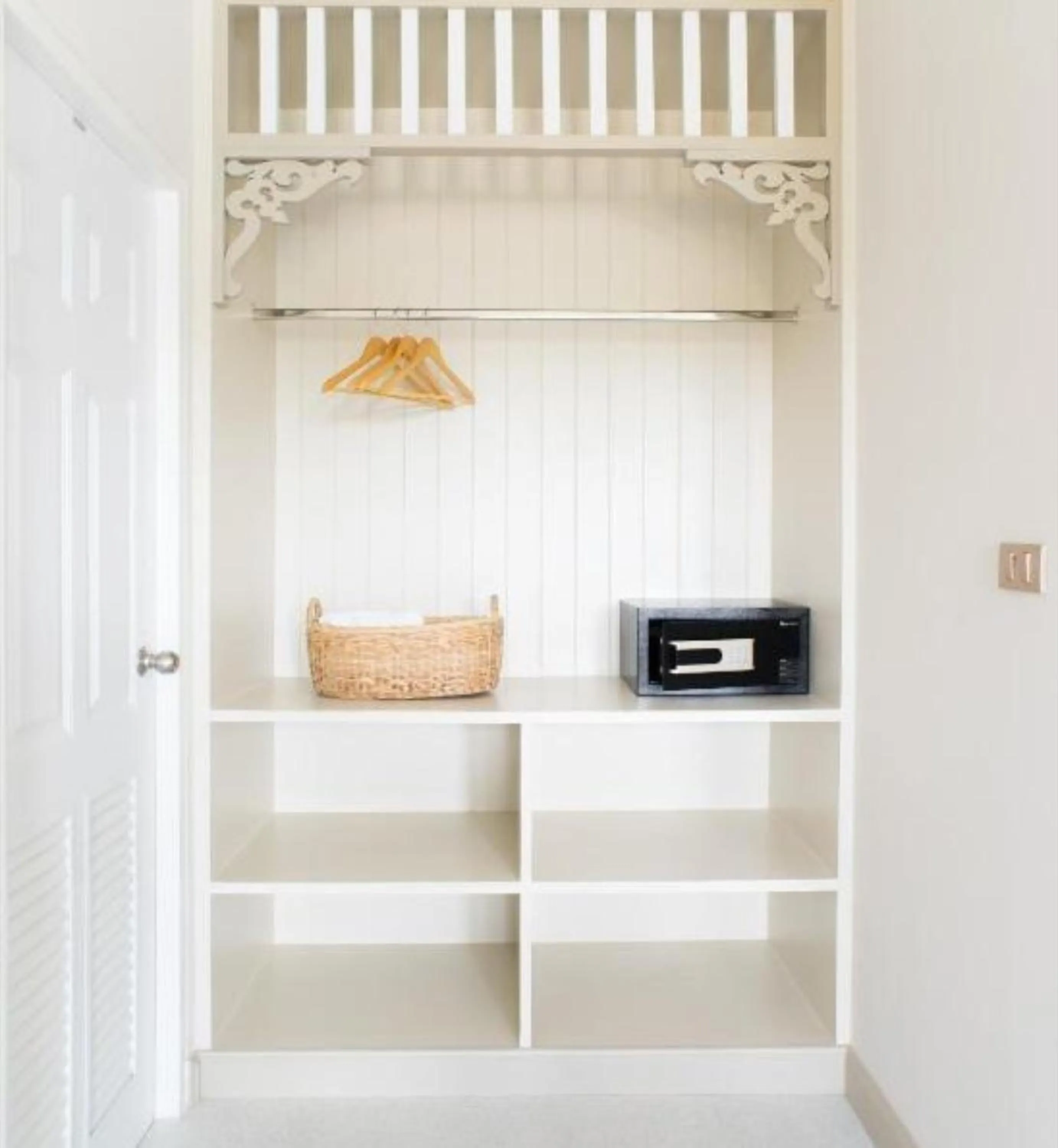 wardrobe, Bed in Panphuree Residence - SHA Extra Plus