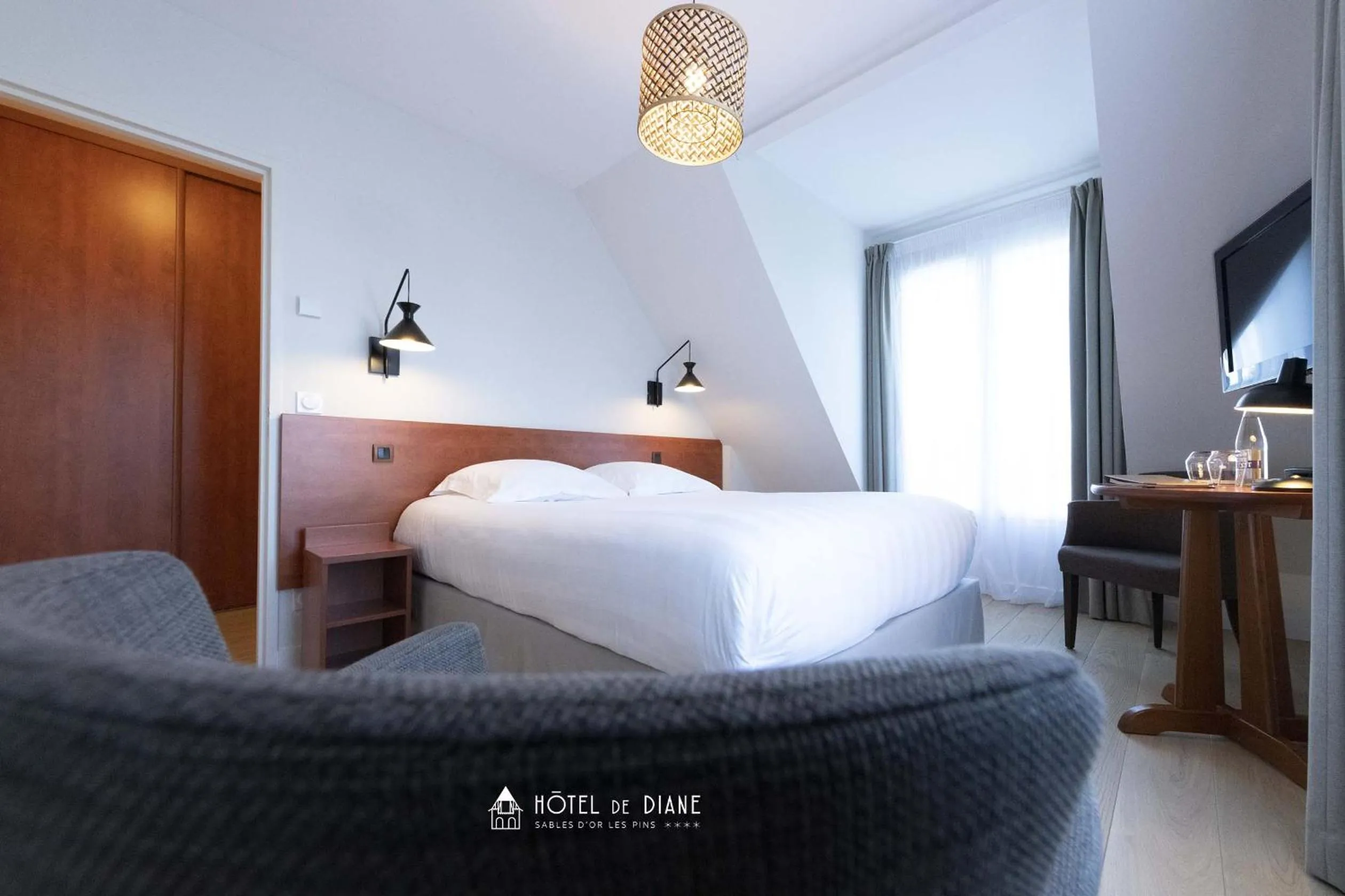 Bedroom, Bed in Hotel De Diane