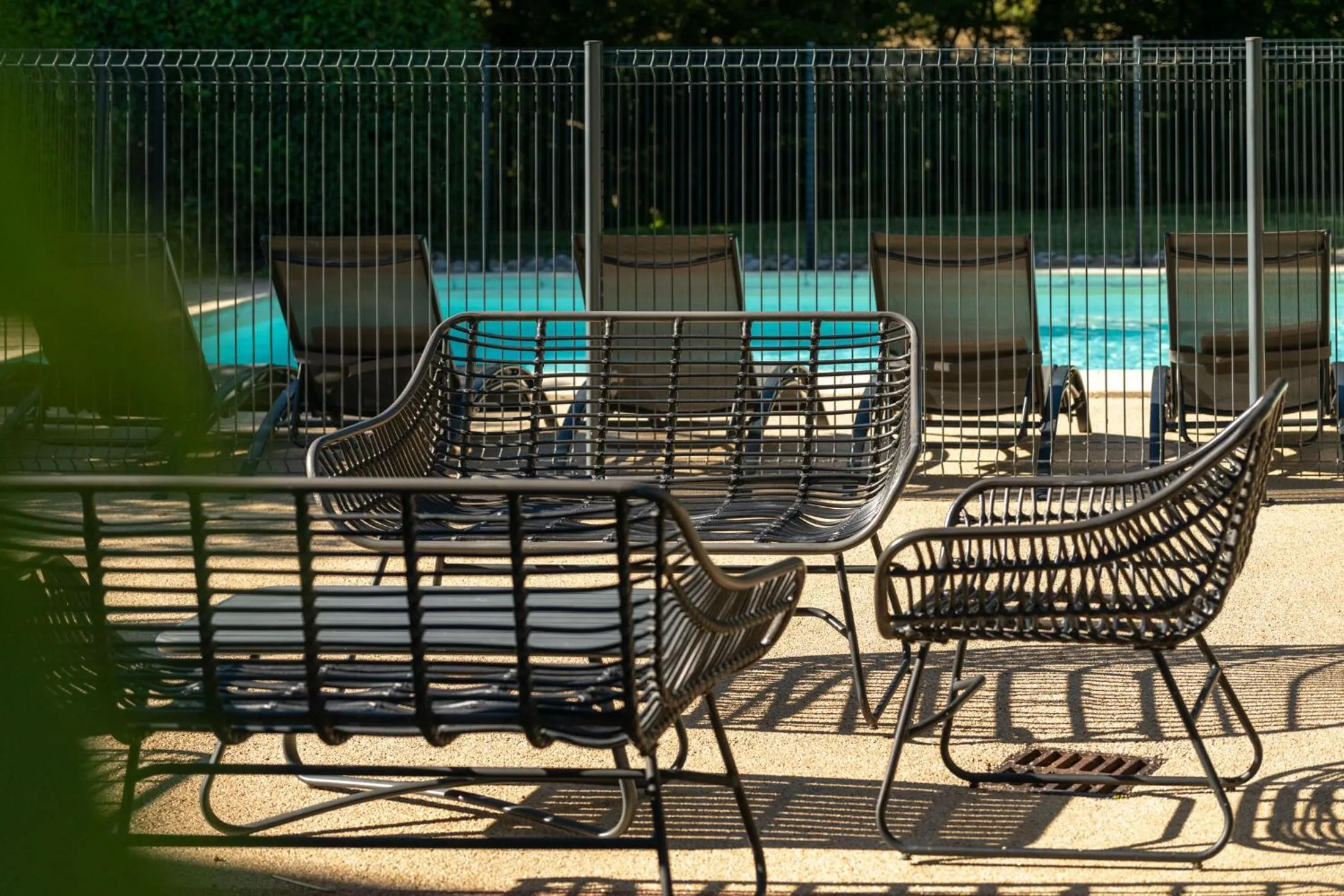 Balcony/Terrace in Hôtel des Trois Massifs
