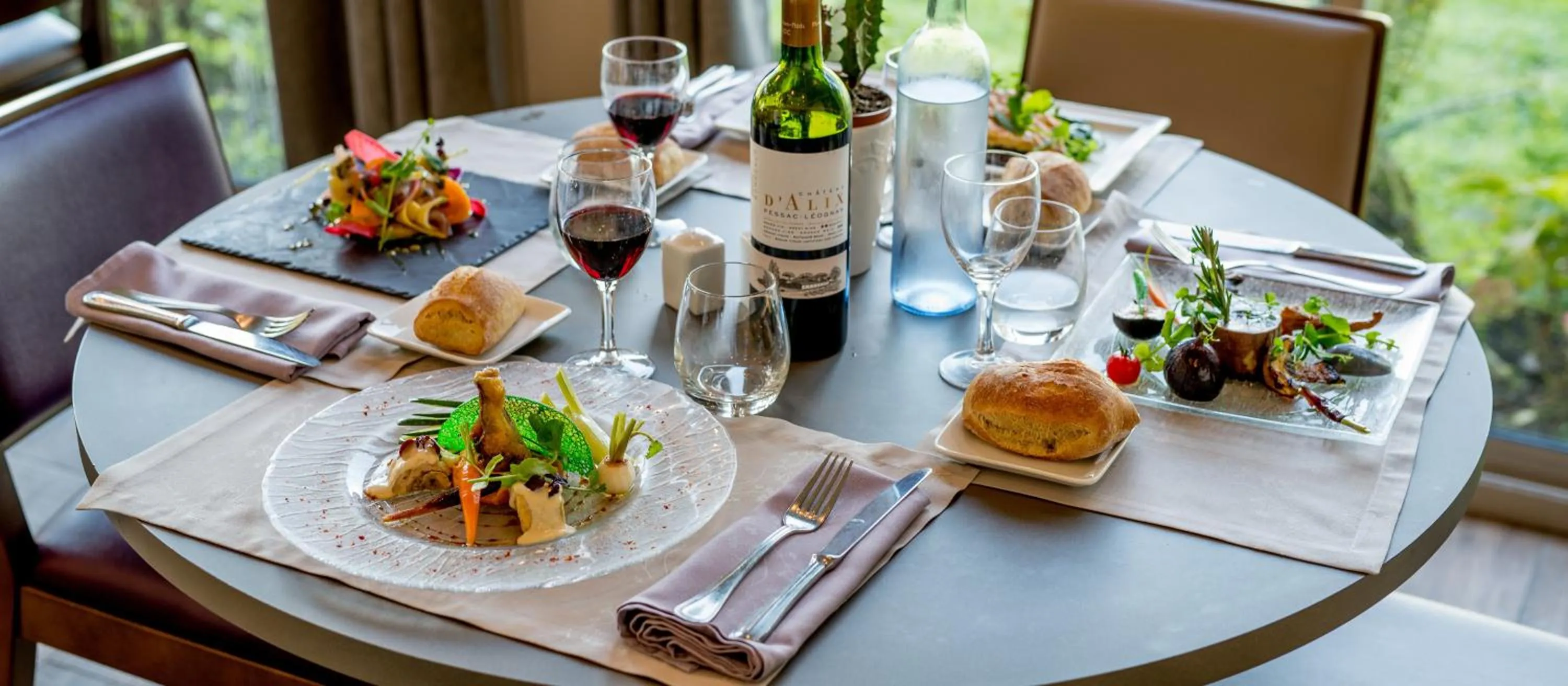 Food close-up in Logis Hôtels- Hôtel et Restaurant Domaine de Fompeyre