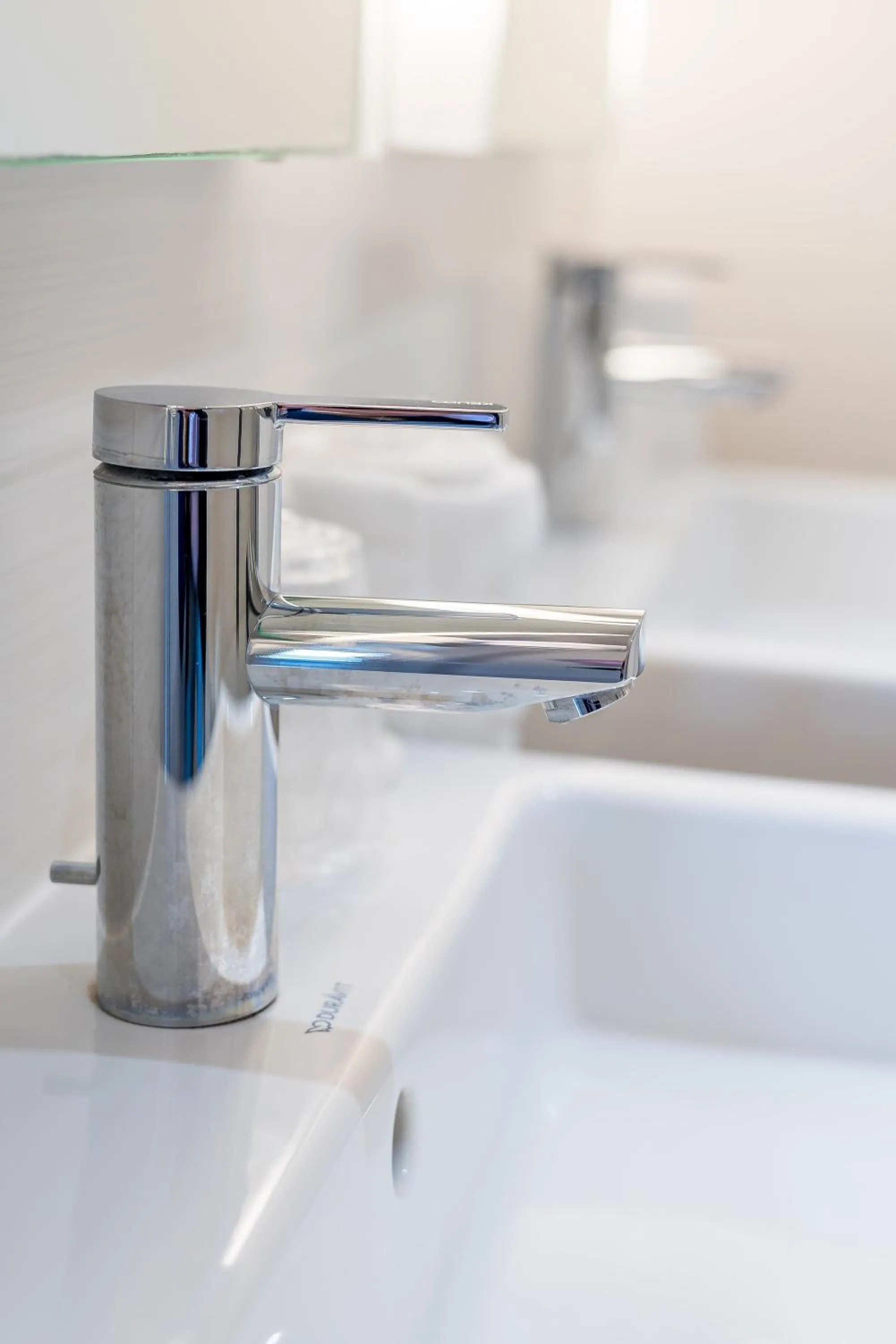 Bathroom, Bed in Logis Hôtels- Hôtel et Restaurant Domaine de Fompeyre