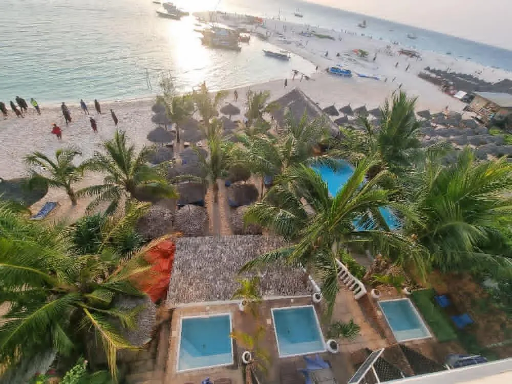 Sea view in SunSeaBar Beach Resort