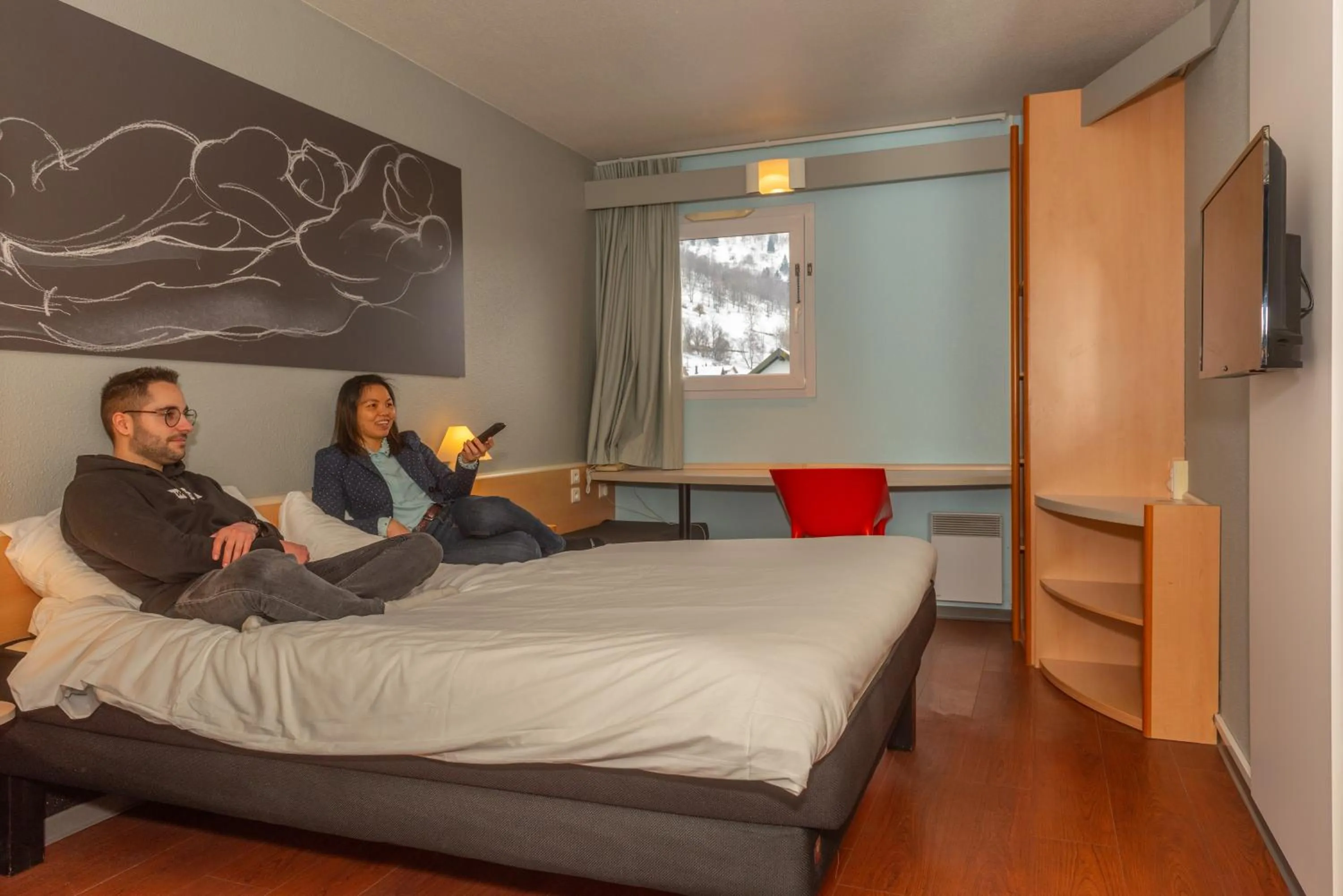 Bed in ibis La Bresse Gérardmer